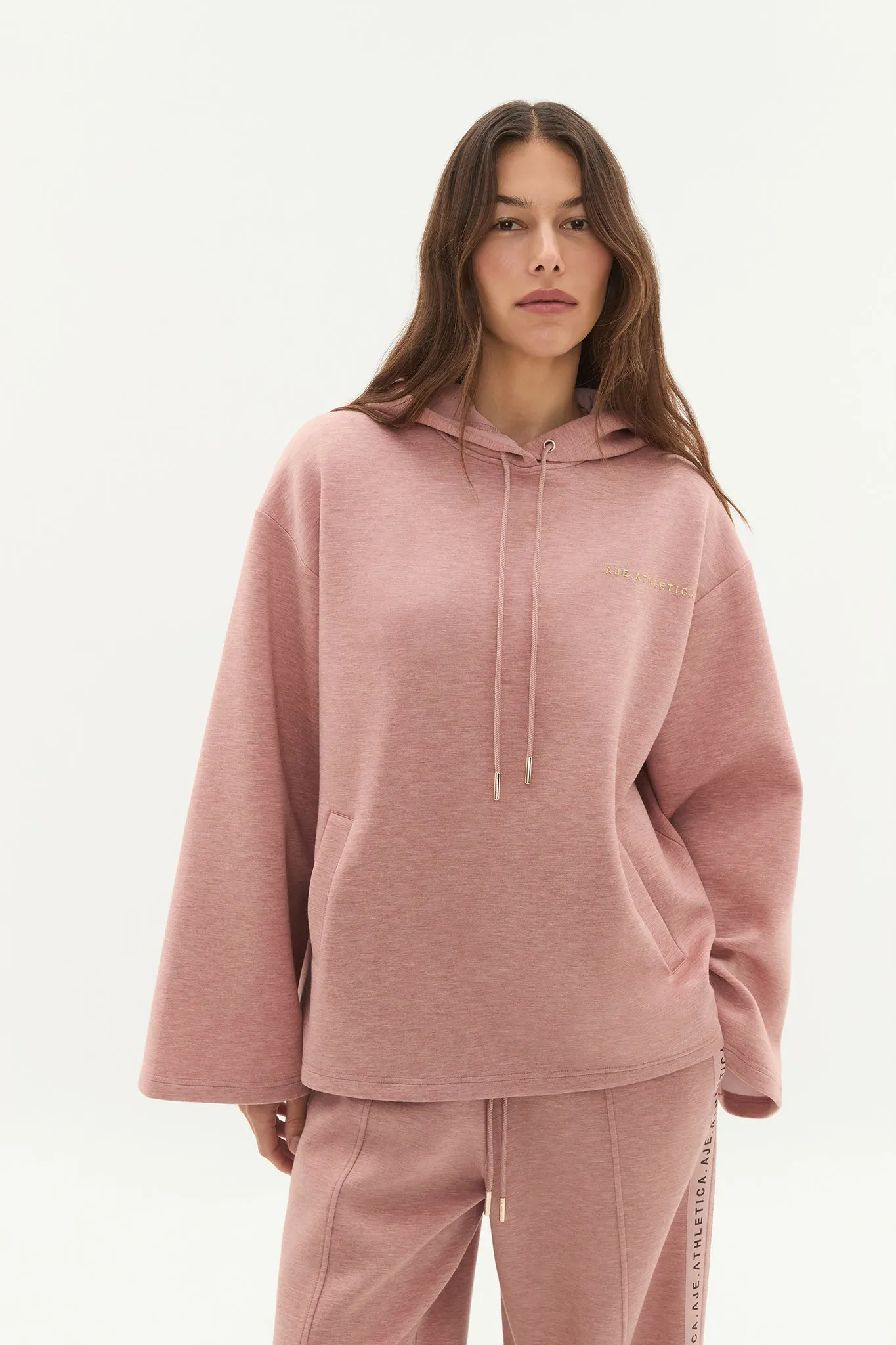 Split Back Logotape Hoodie 432 sold by Aje product image thumbnail 3