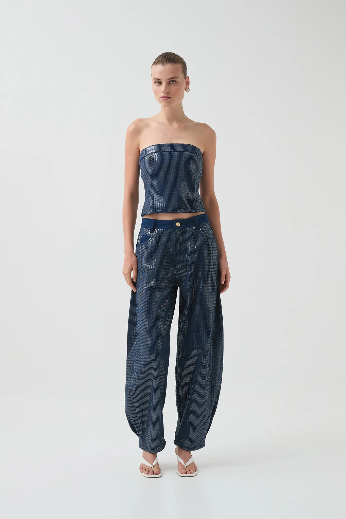 Reflect Denim Bustier sold by Aje product image thumbnail 3