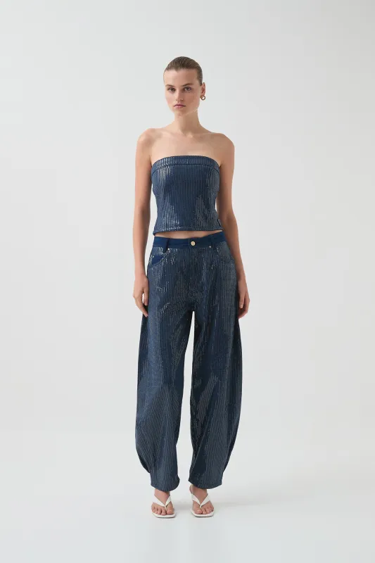 Reflect Denim Barrel Jeans sold by Aje