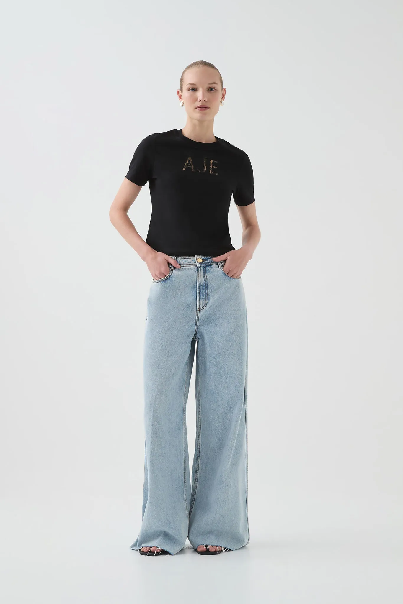 Lee Slim Tee sold by Aje product image thumbnail 3