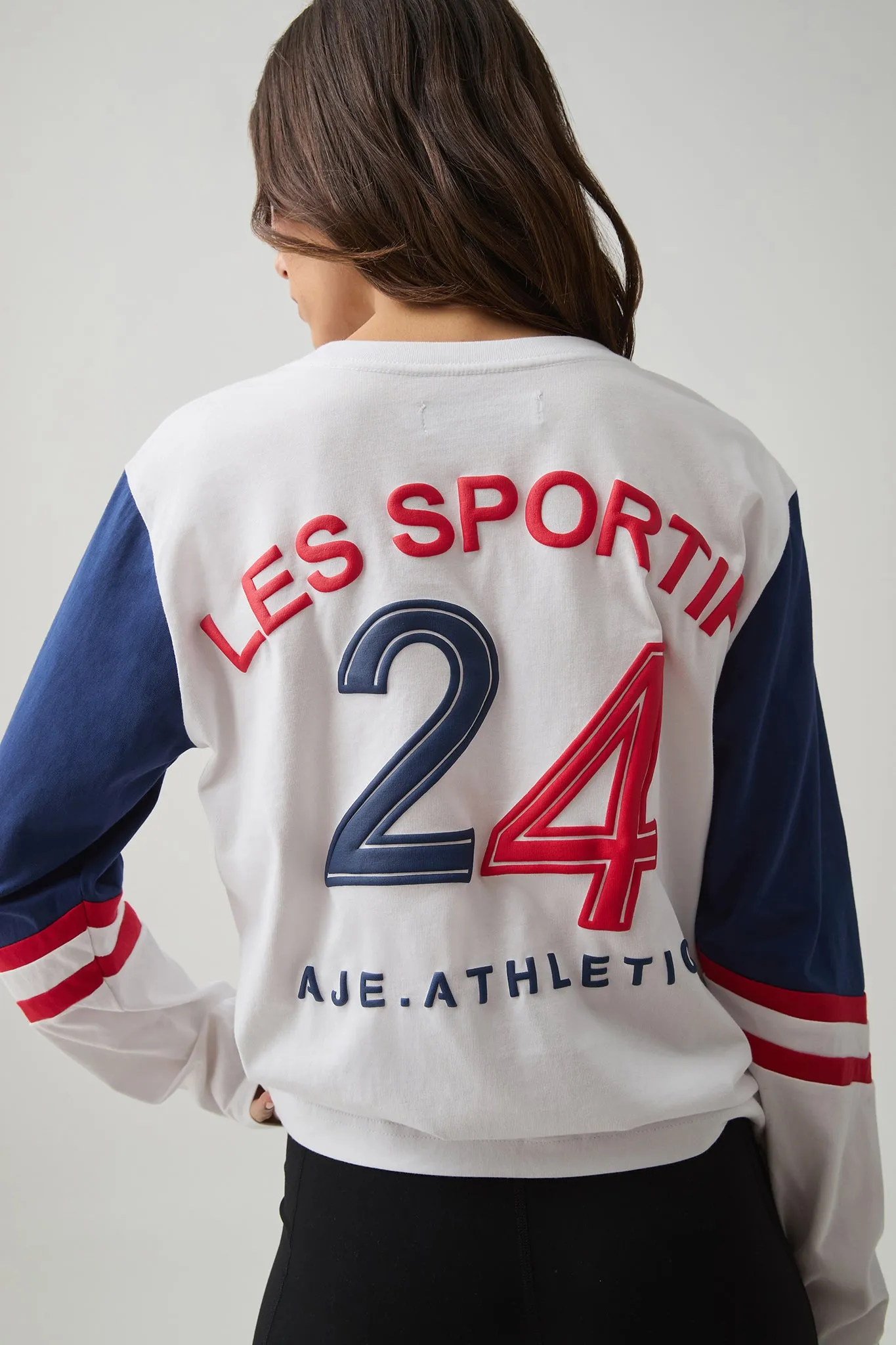 Long Sleeve Logo Tee 127 sold by Aje product image thumbnail 4