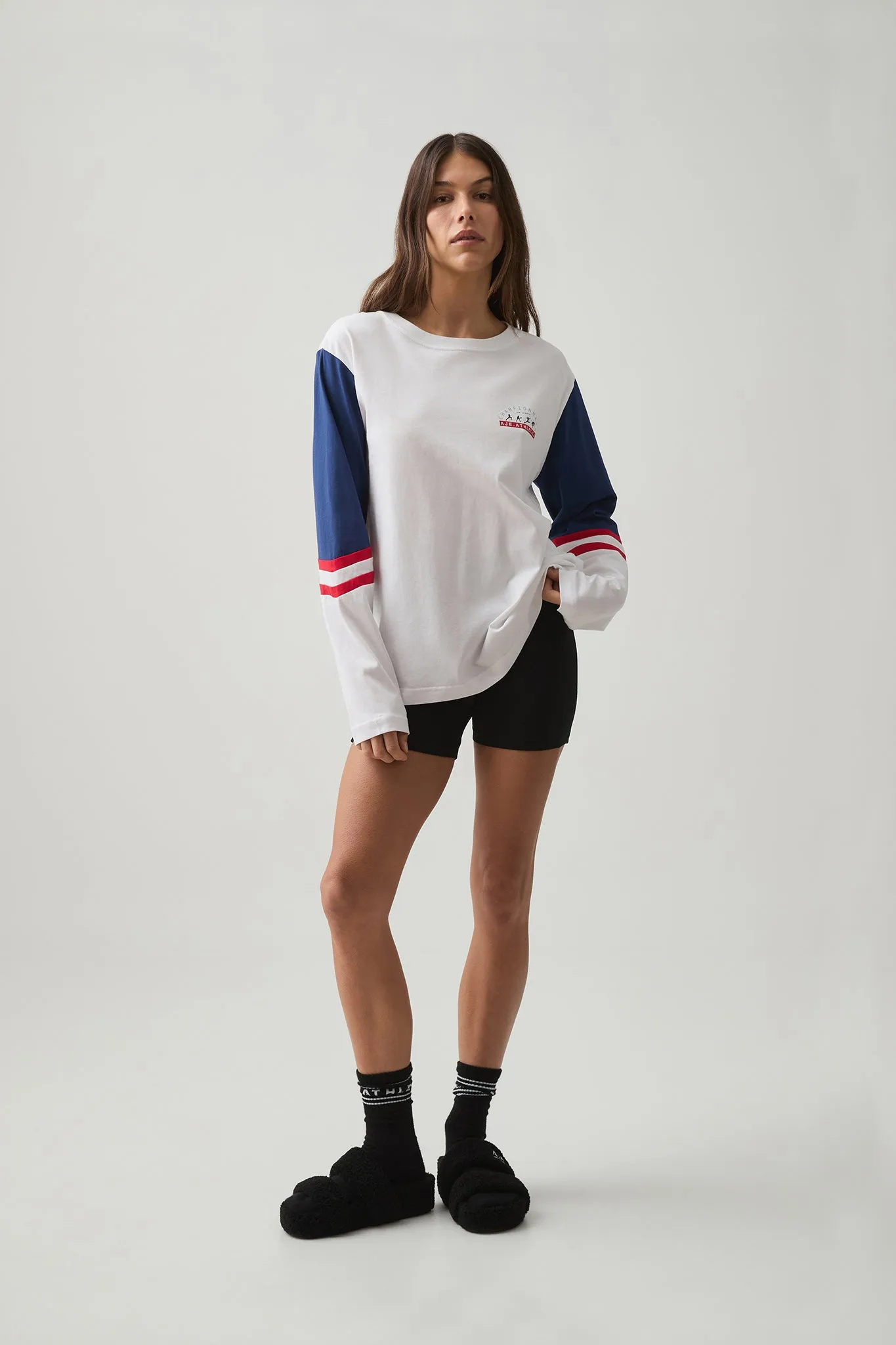 Long Sleeve Logo Tee 127 sold by Aje