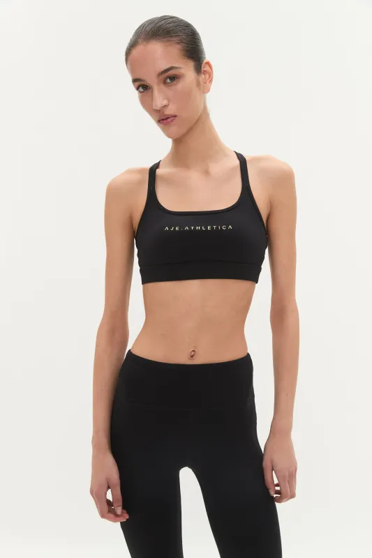 Double Strap Sports Bra 323 sold by Aje