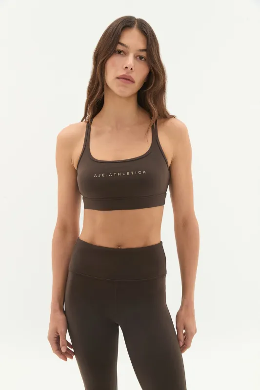 Double Strap Sports Bra 323 sold by Aje