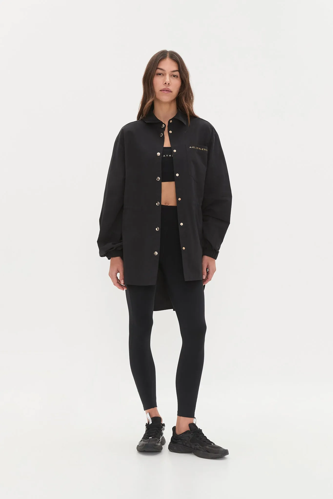 Oversized Storm Flap Shirt 445 sold by Aje