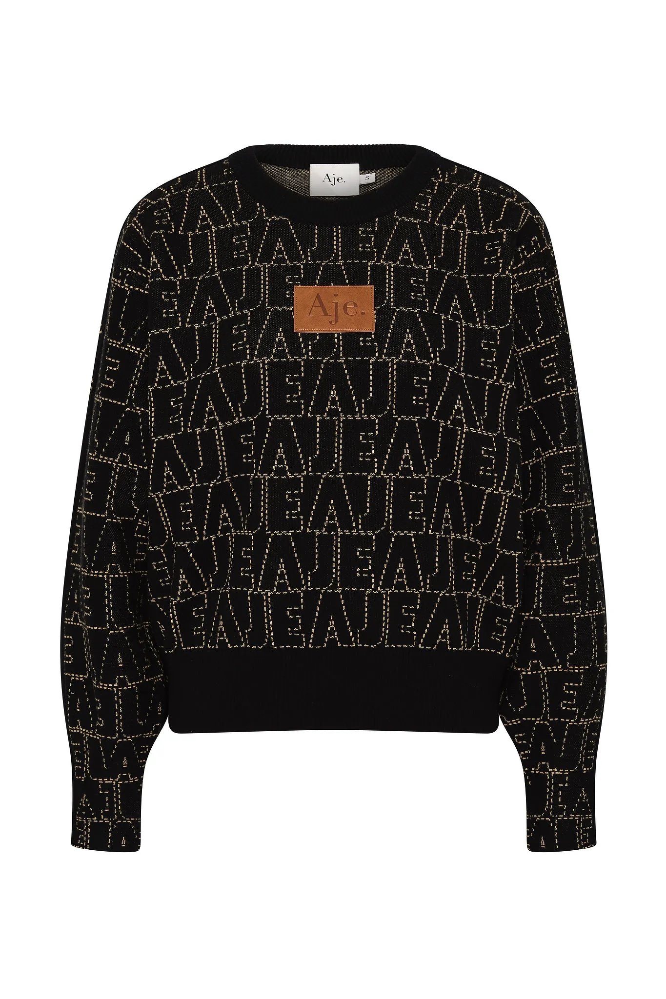 Lasa Logo Knit Jumper sold by Aje product image thumbnail 2