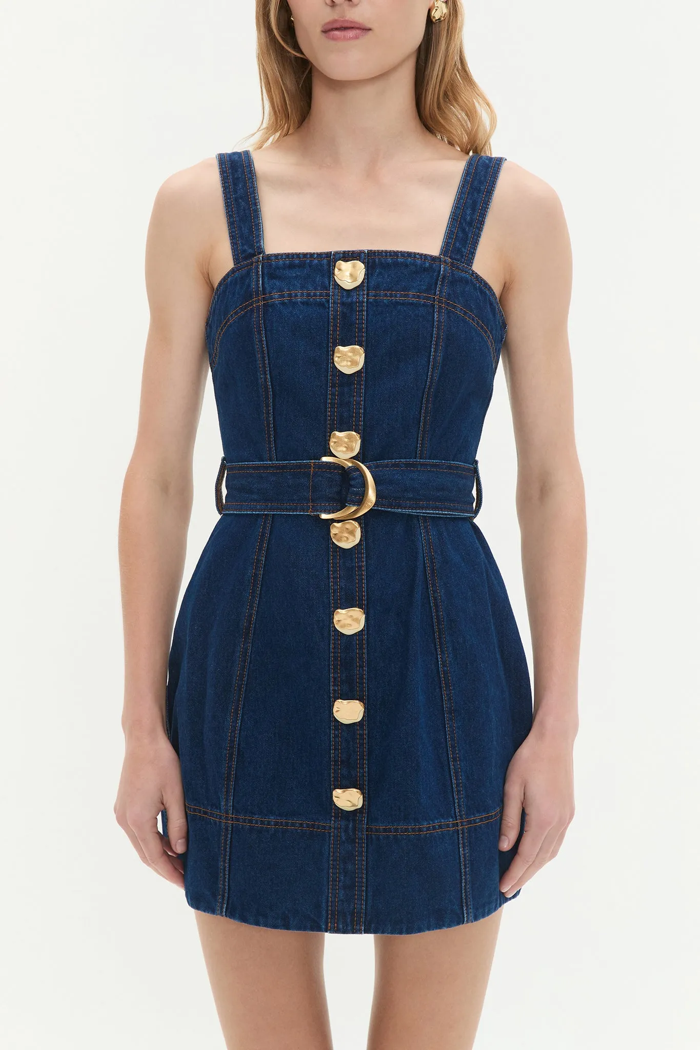 Gianna Denim Mini Dress sold by Aje product image thumbnail 5