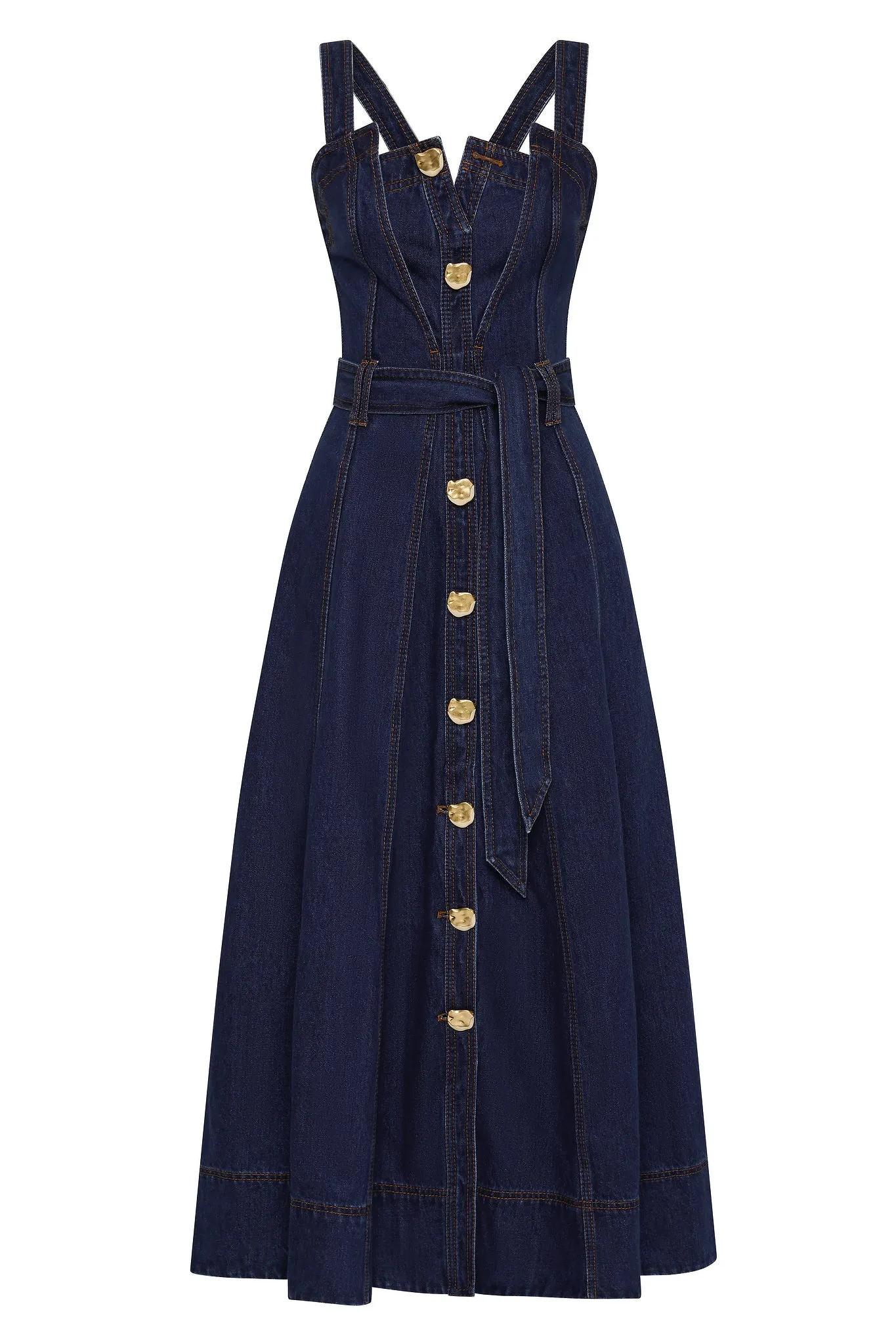 Gianna Denim Midi Dress sold by Aje product image thumbnail 2