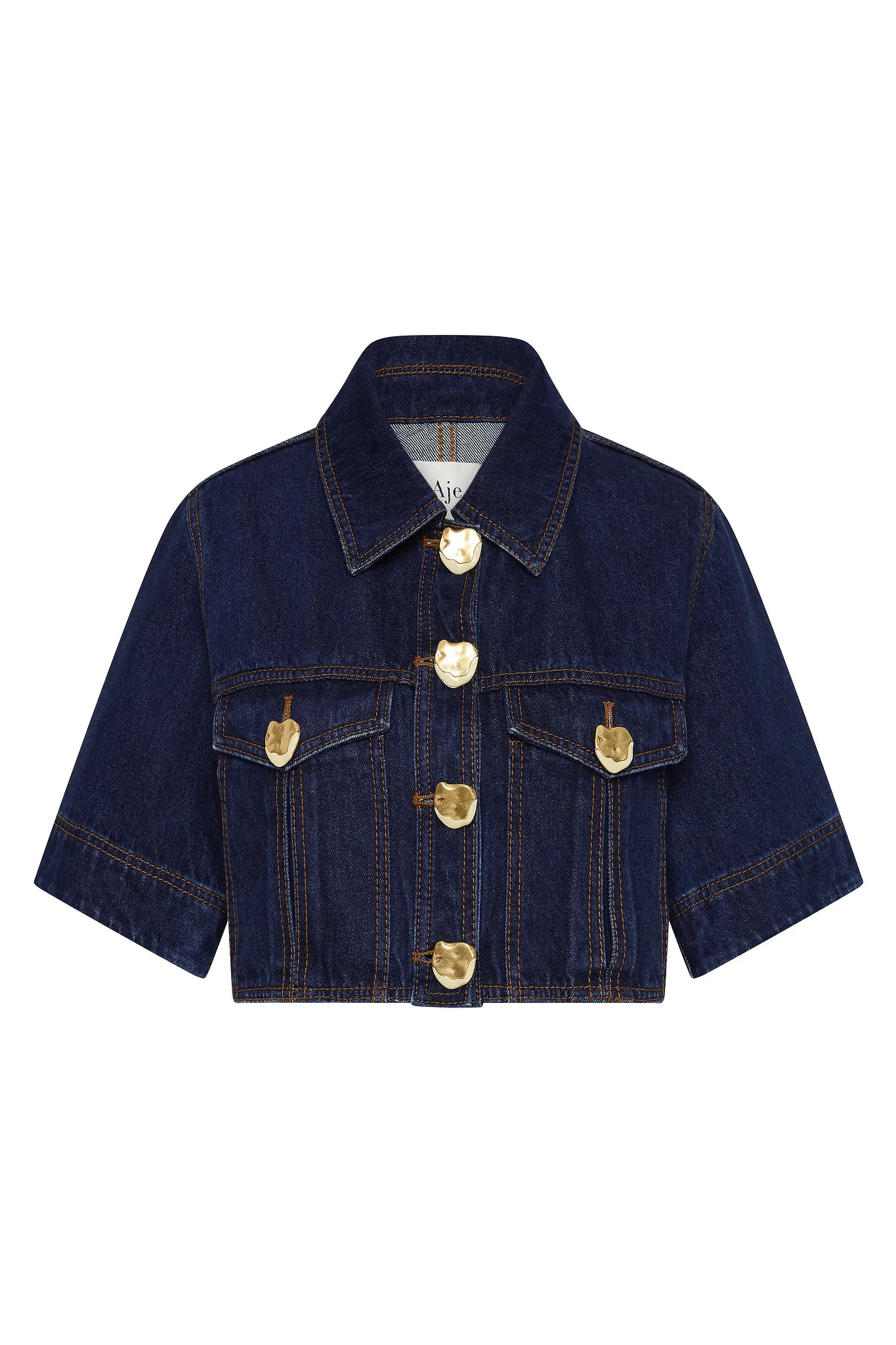 Gianna Denim Cropped Top sold by Aje product image thumbnail 2