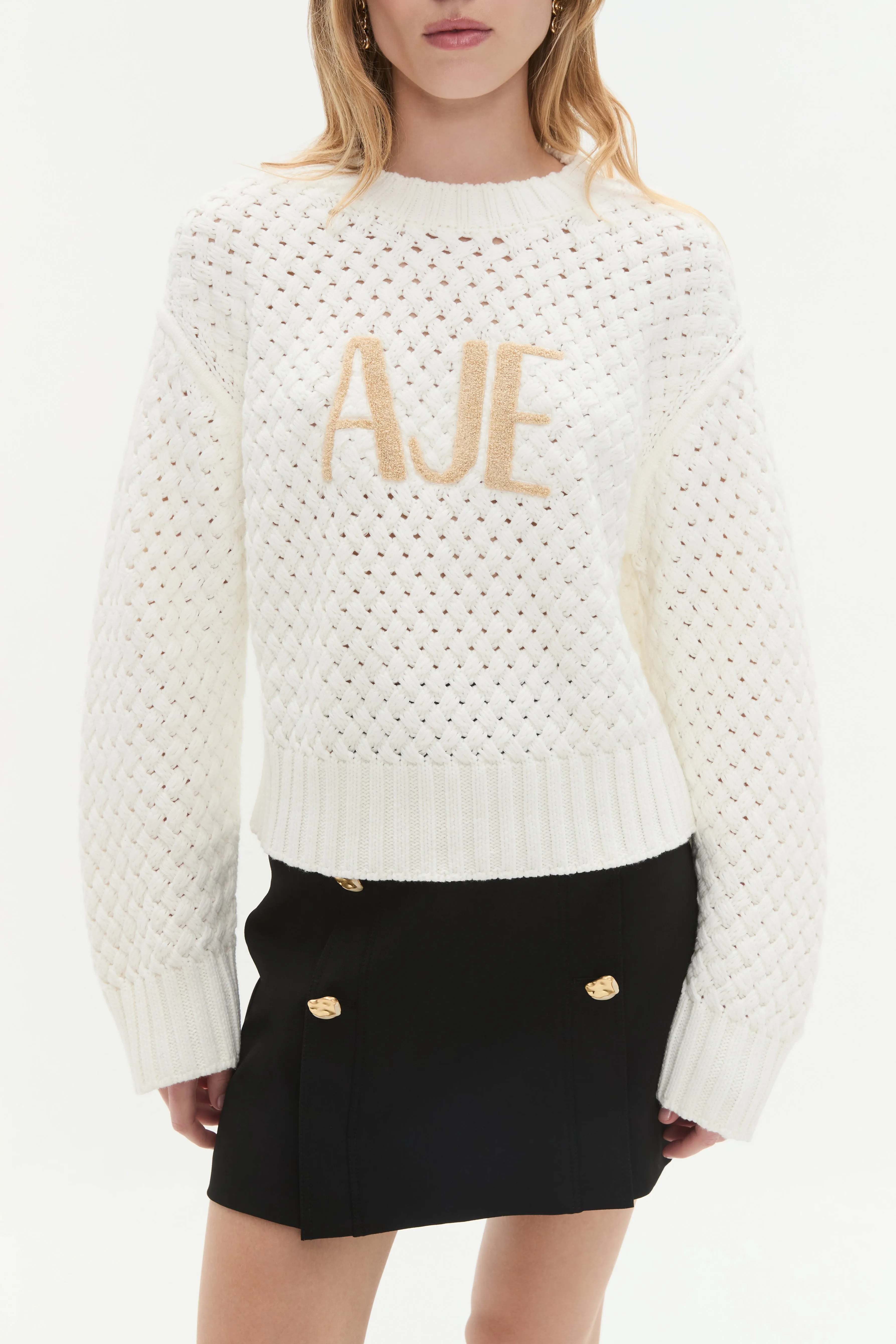 Chance Logo Knit Jumper sold by Aje product image thumbnail 4