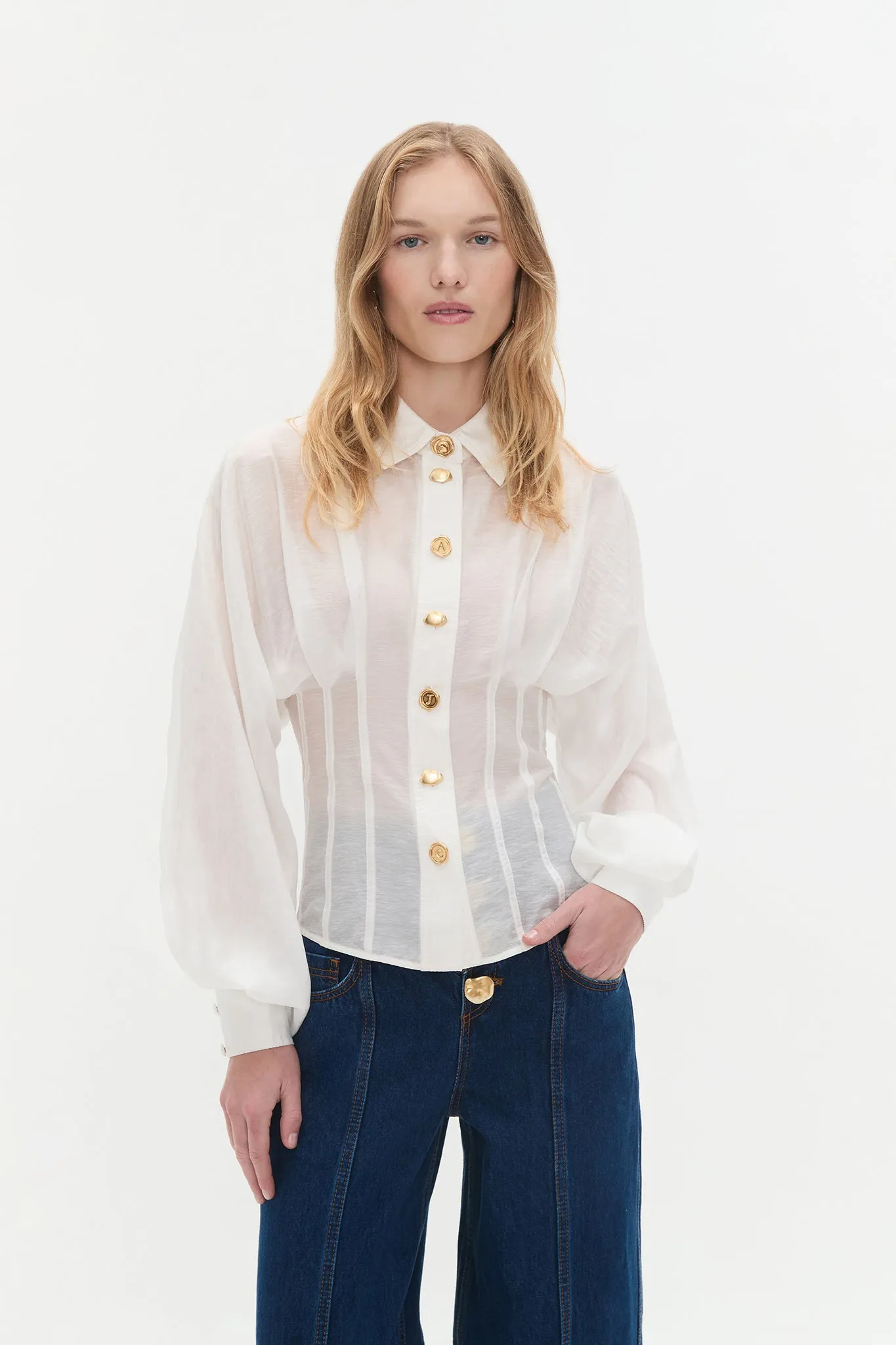 Alexa Shirt sold by Aje