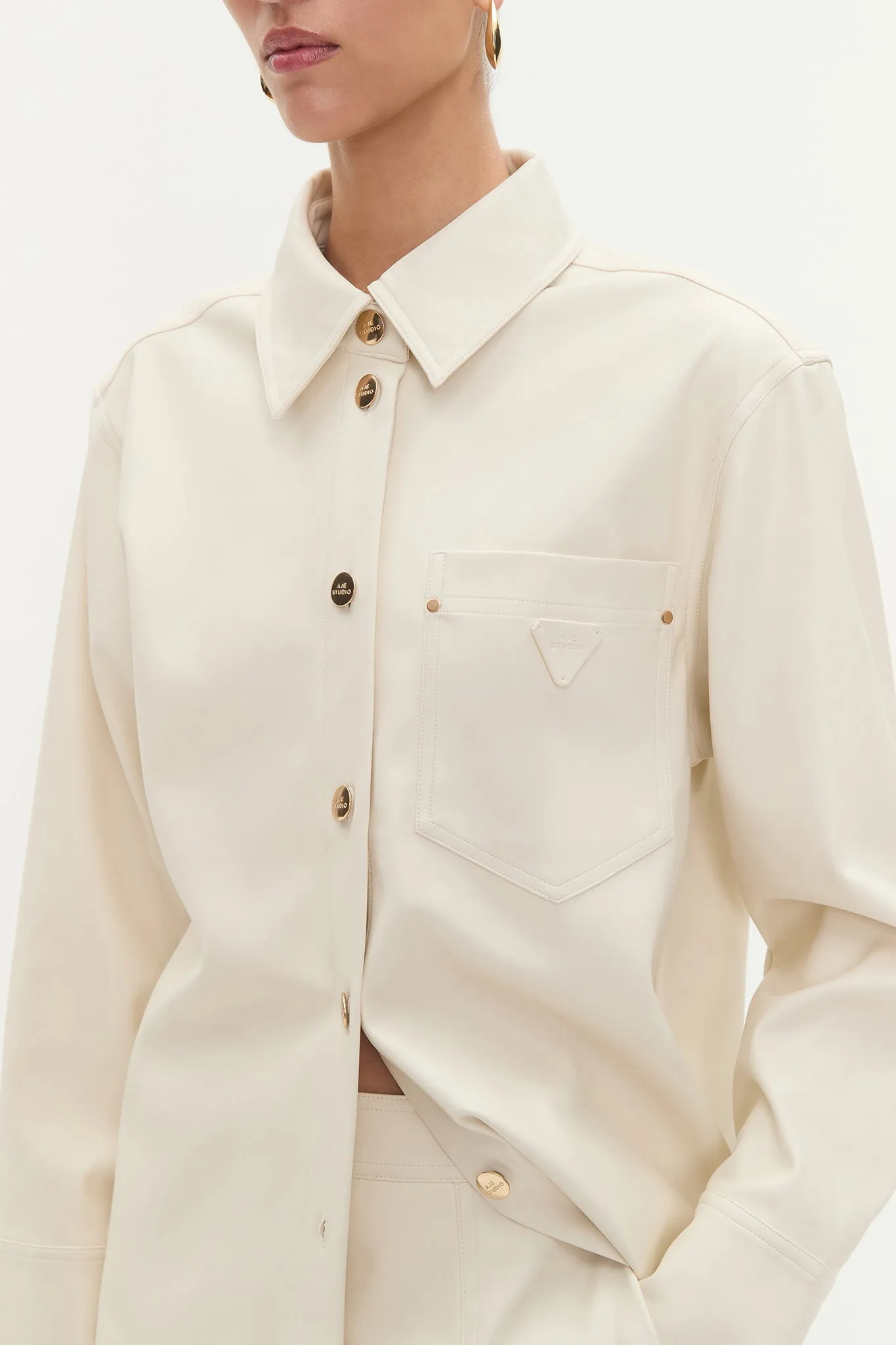 Raven Relaxed Shirt sold by Aje product image thumbnail 5