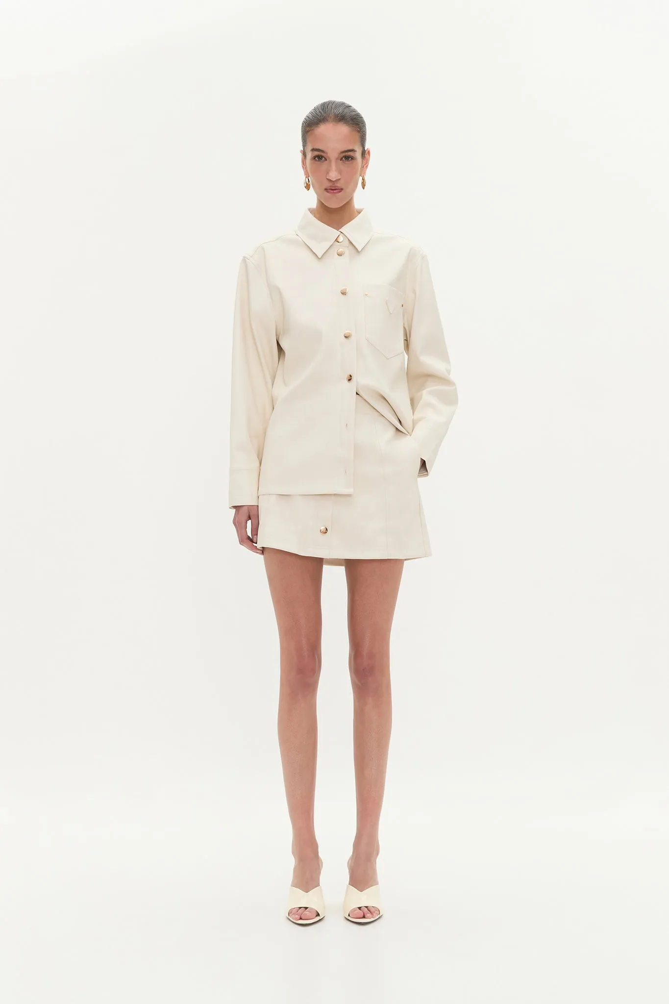 Raven Relaxed Shirt sold by Aje product image thumbnail 3