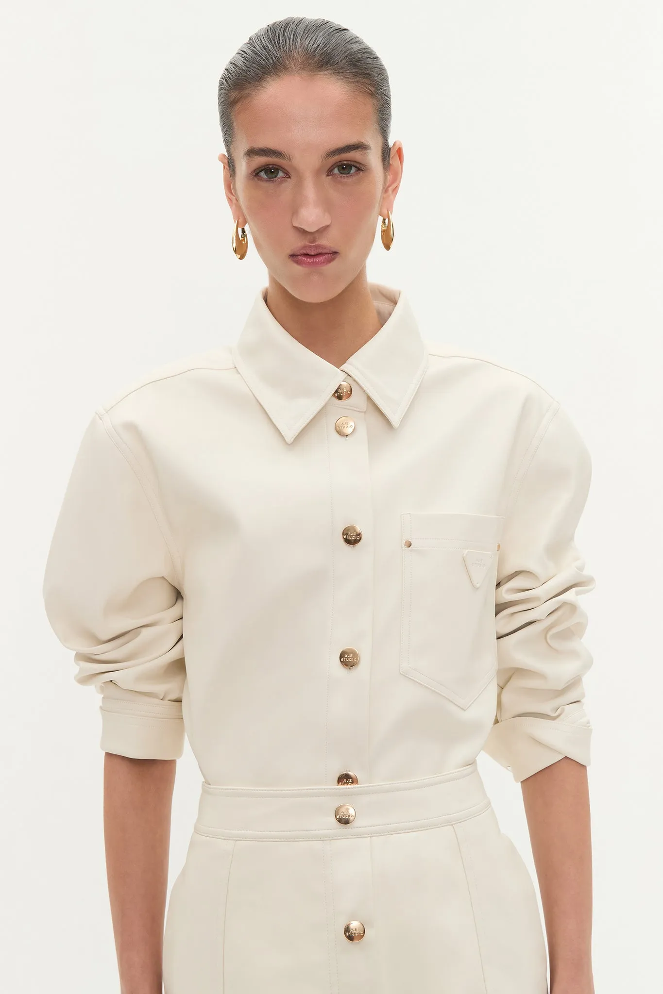 Raven Relaxed Shirt sold by Aje product image thumbnail 4