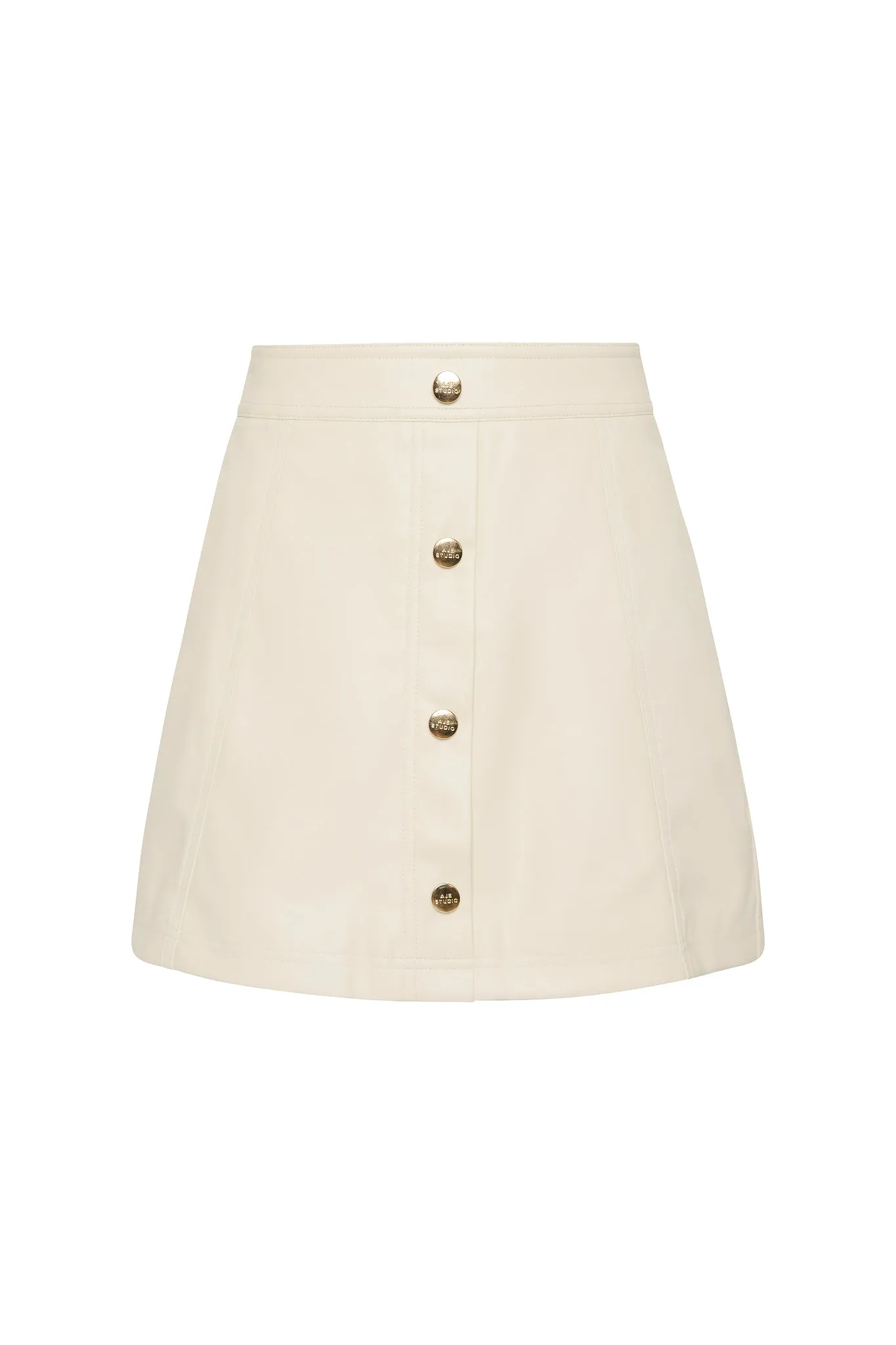 Raven Button Down Mini Skirt sold by Aje product image thumbnail 2