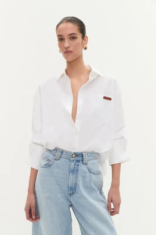 Lunette French Cuff Shirt sold by Aje
