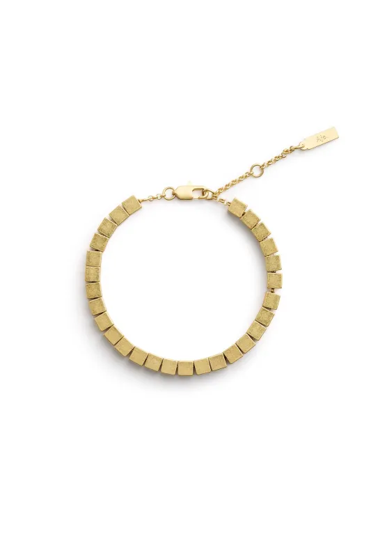 Molecule Cube Bracelet made by Aje