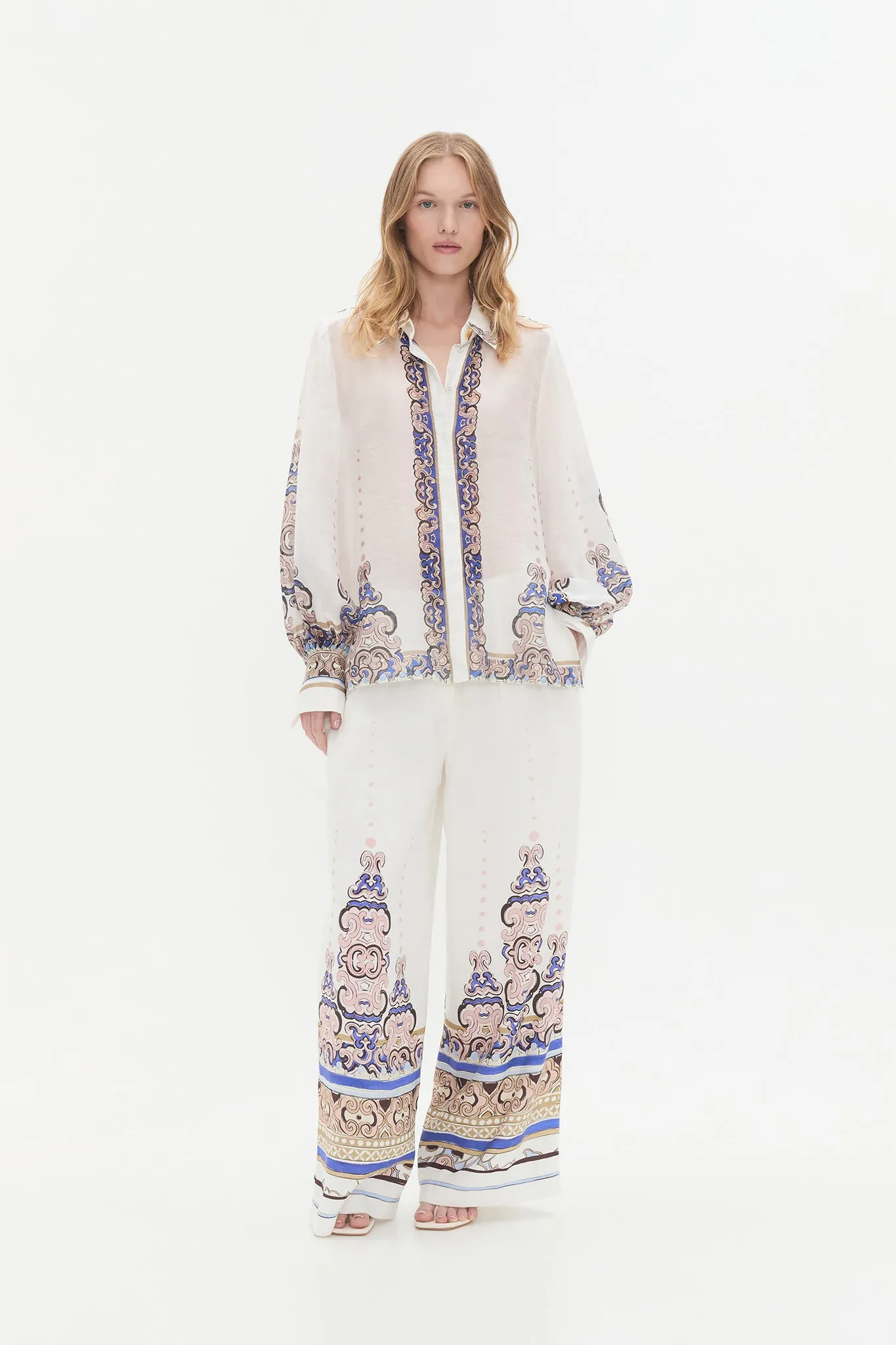 Dreamscape Pintucked Pant sold by Aje