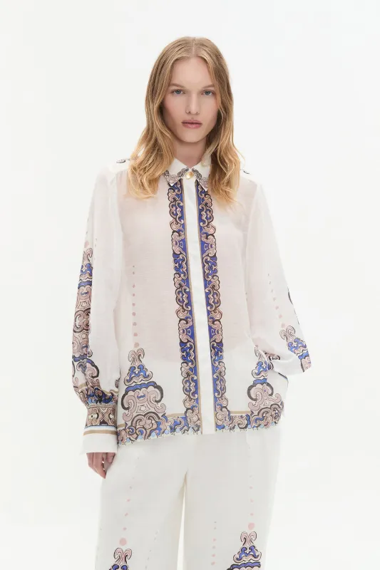 Carta Blouse sold by Aje