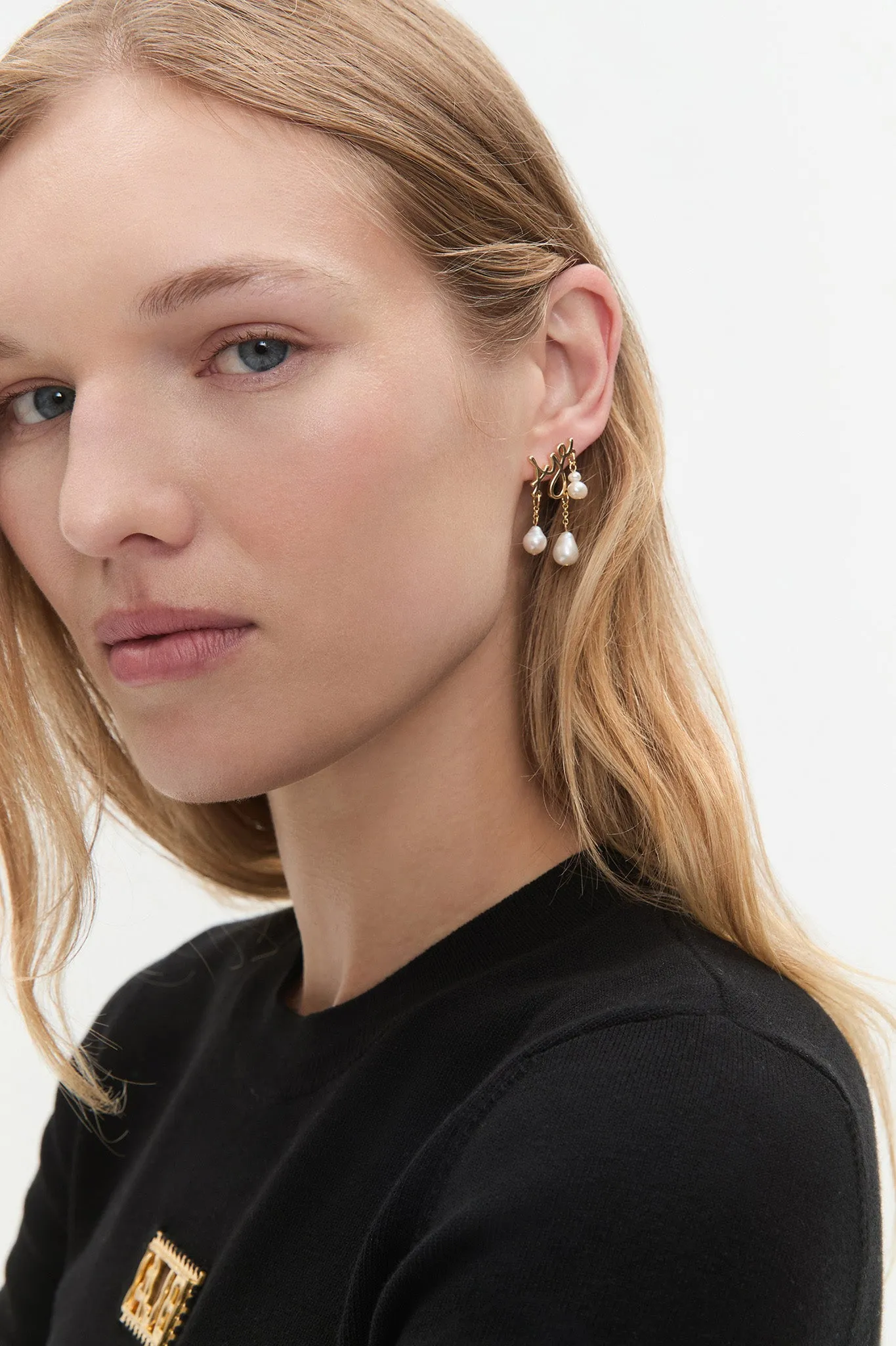 Carmen Pearl Drop Stud sold by Aje product image thumbnail 3
