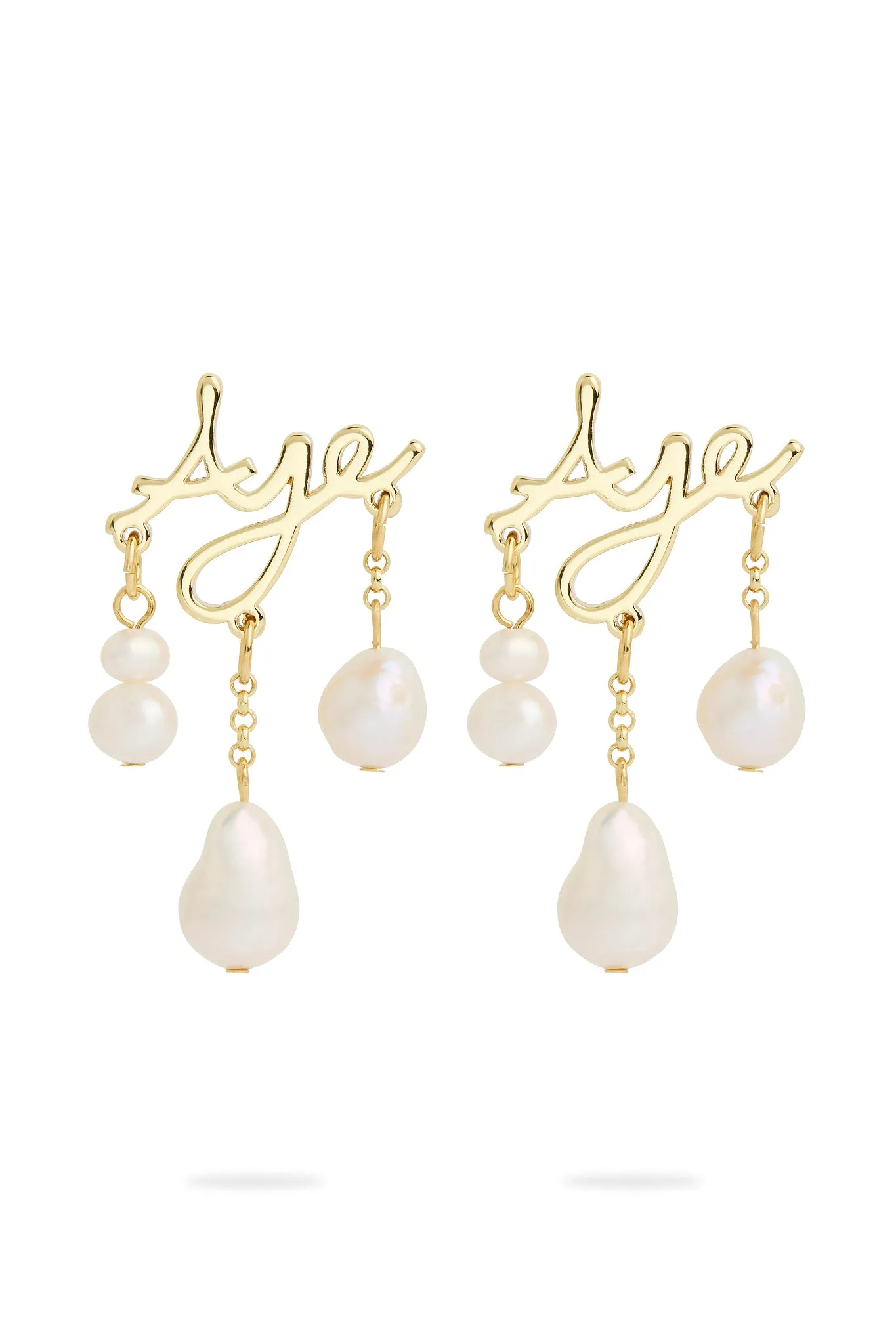 Carmen Pearl Drop Stud sold by Aje