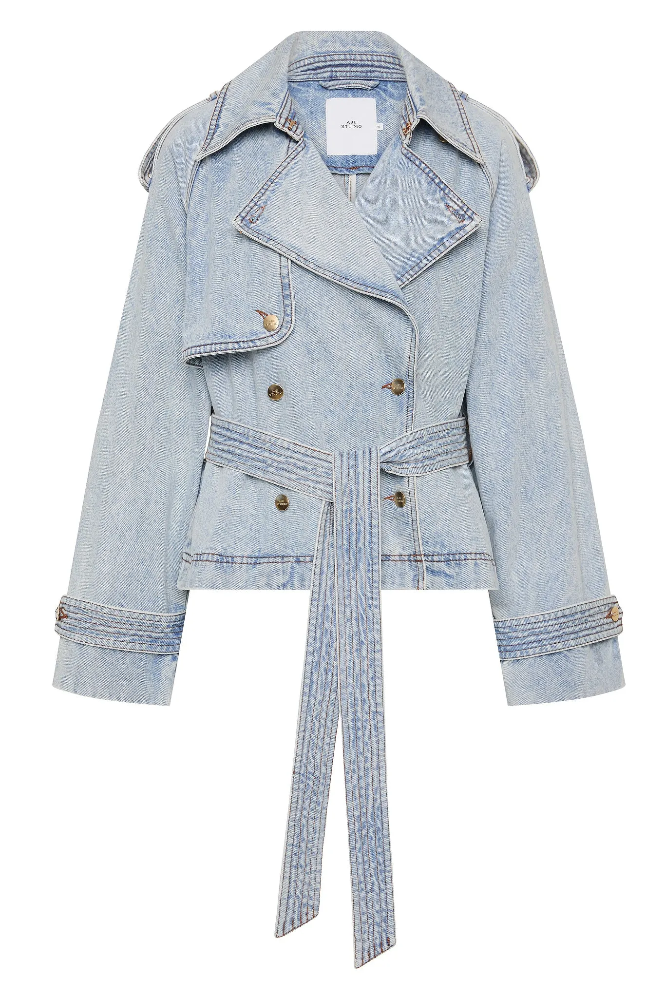 Flynn Cropped Trench sold by Aje product image thumbnail 2