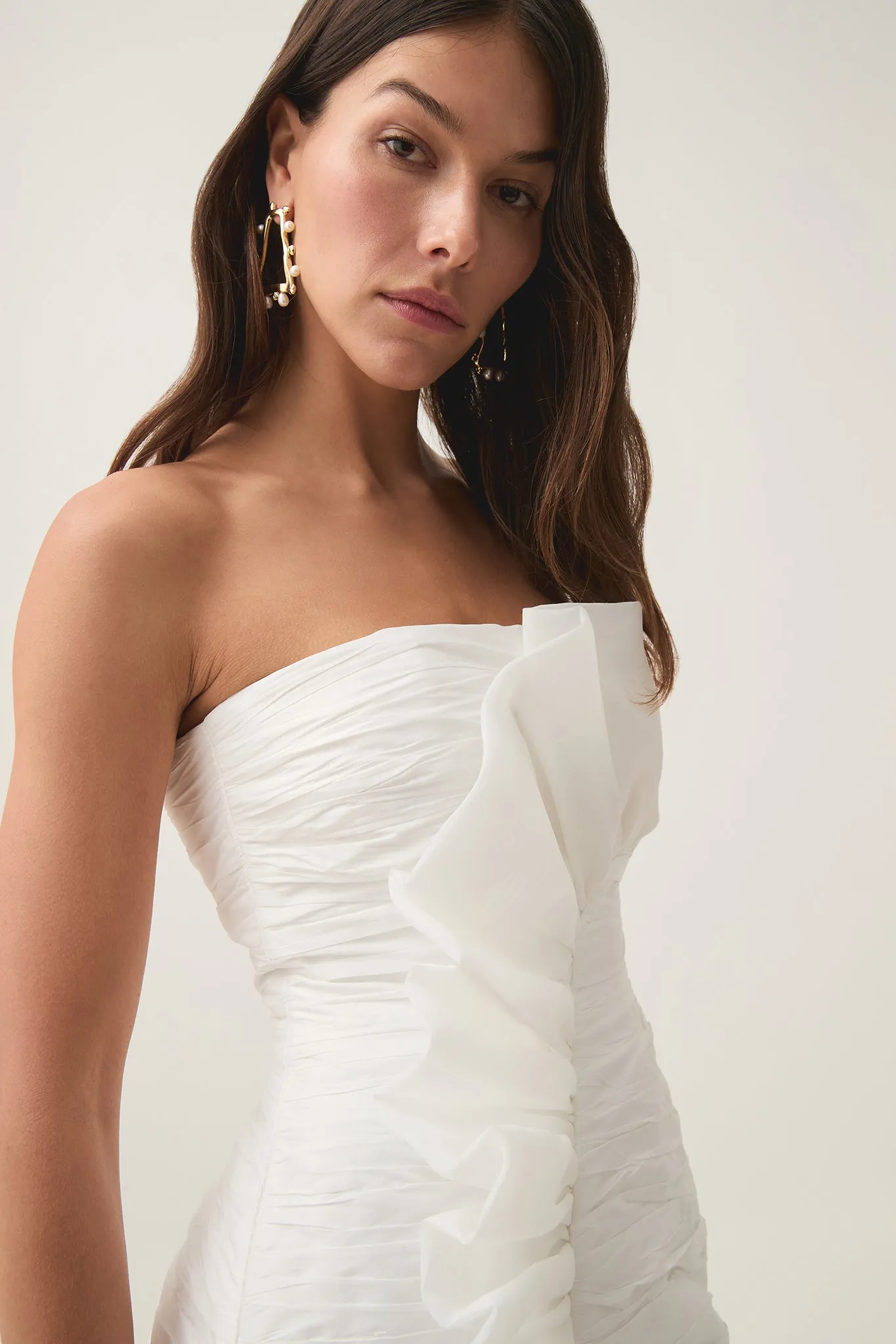 Telma Ruffle Micro Mini Dress sold by Aje product image thumbnail 3