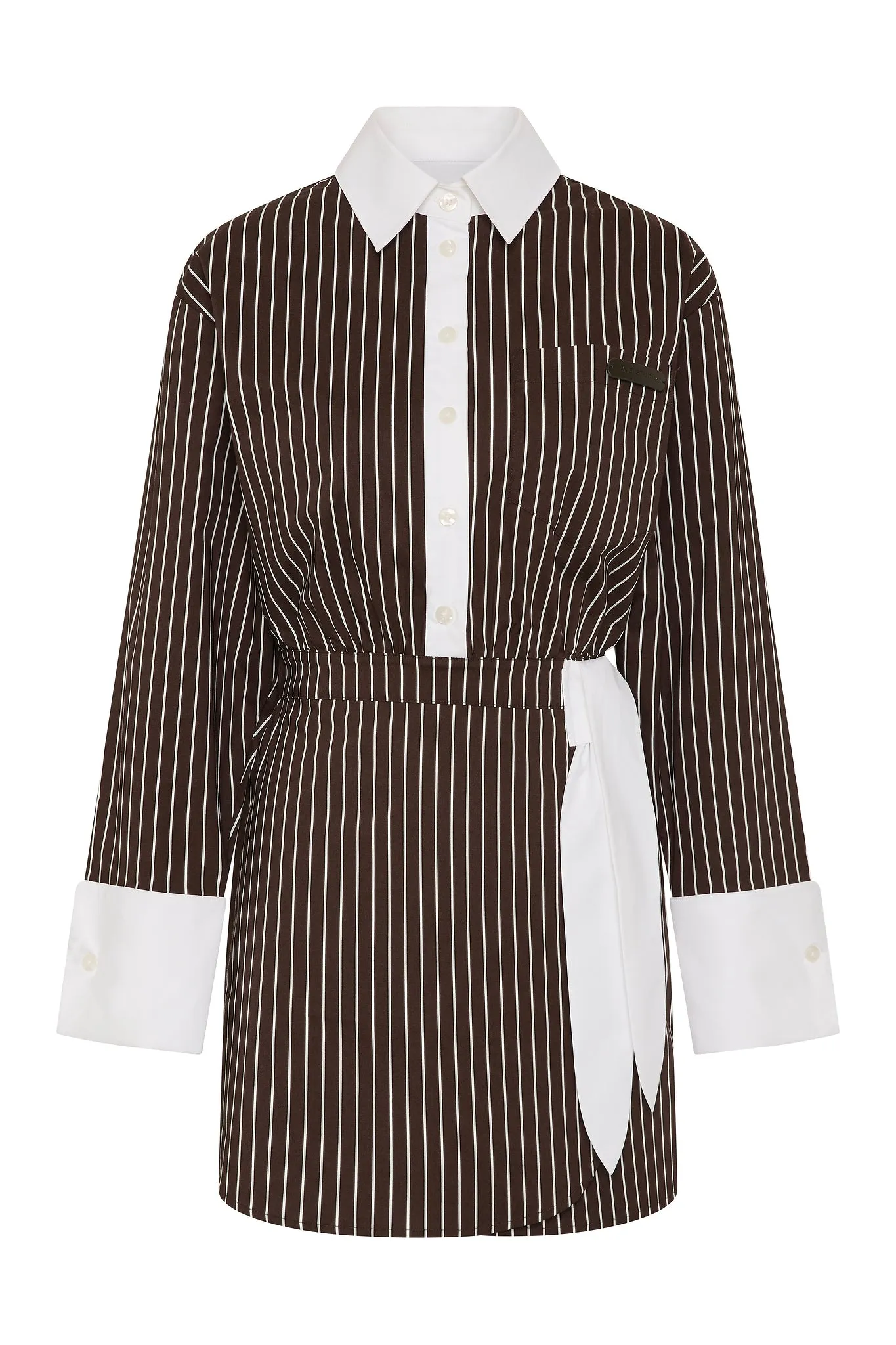 Palmer Striped Shirt Dress sold by Aje product image thumbnail 2