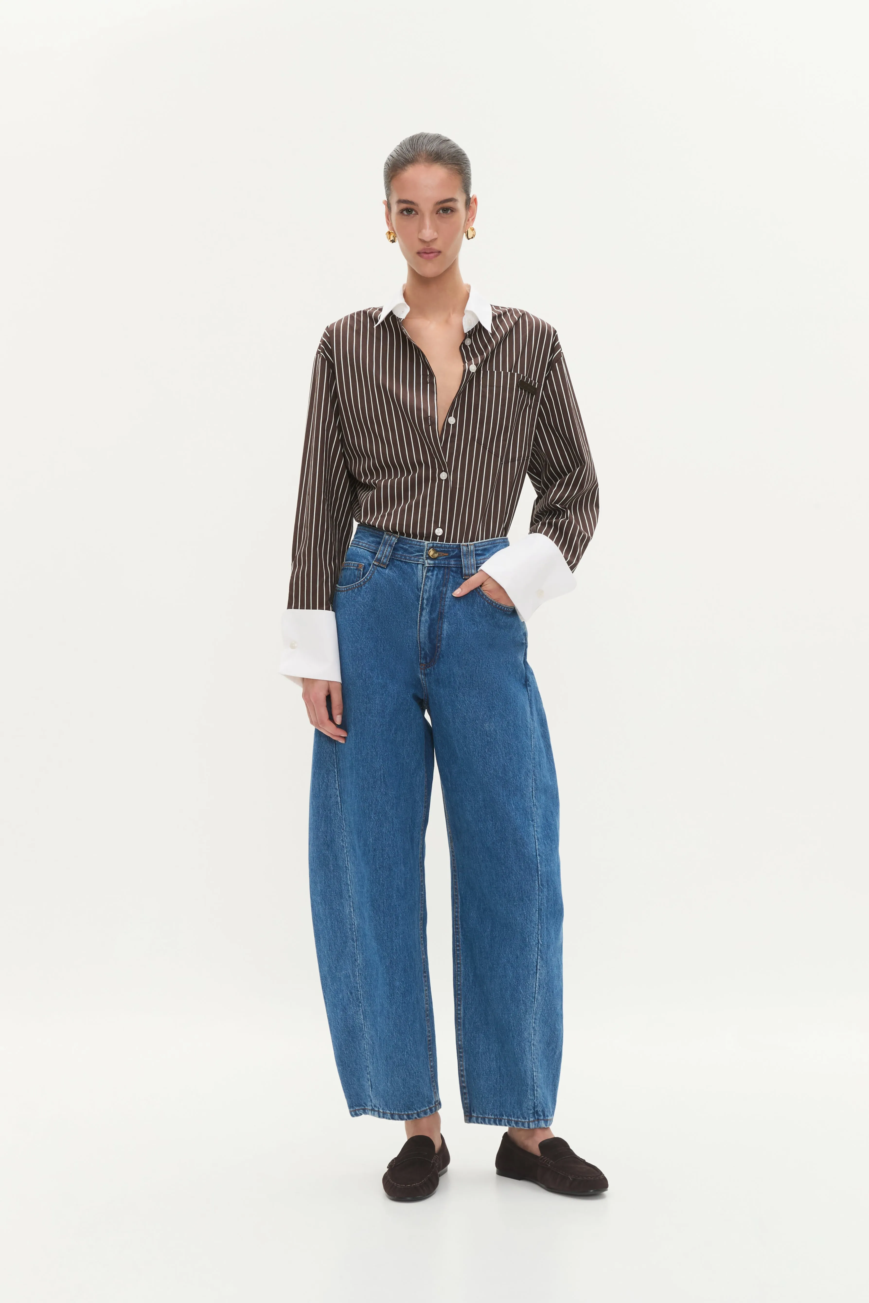 Palmer Striped Shirt sold by Aje product image thumbnail 3