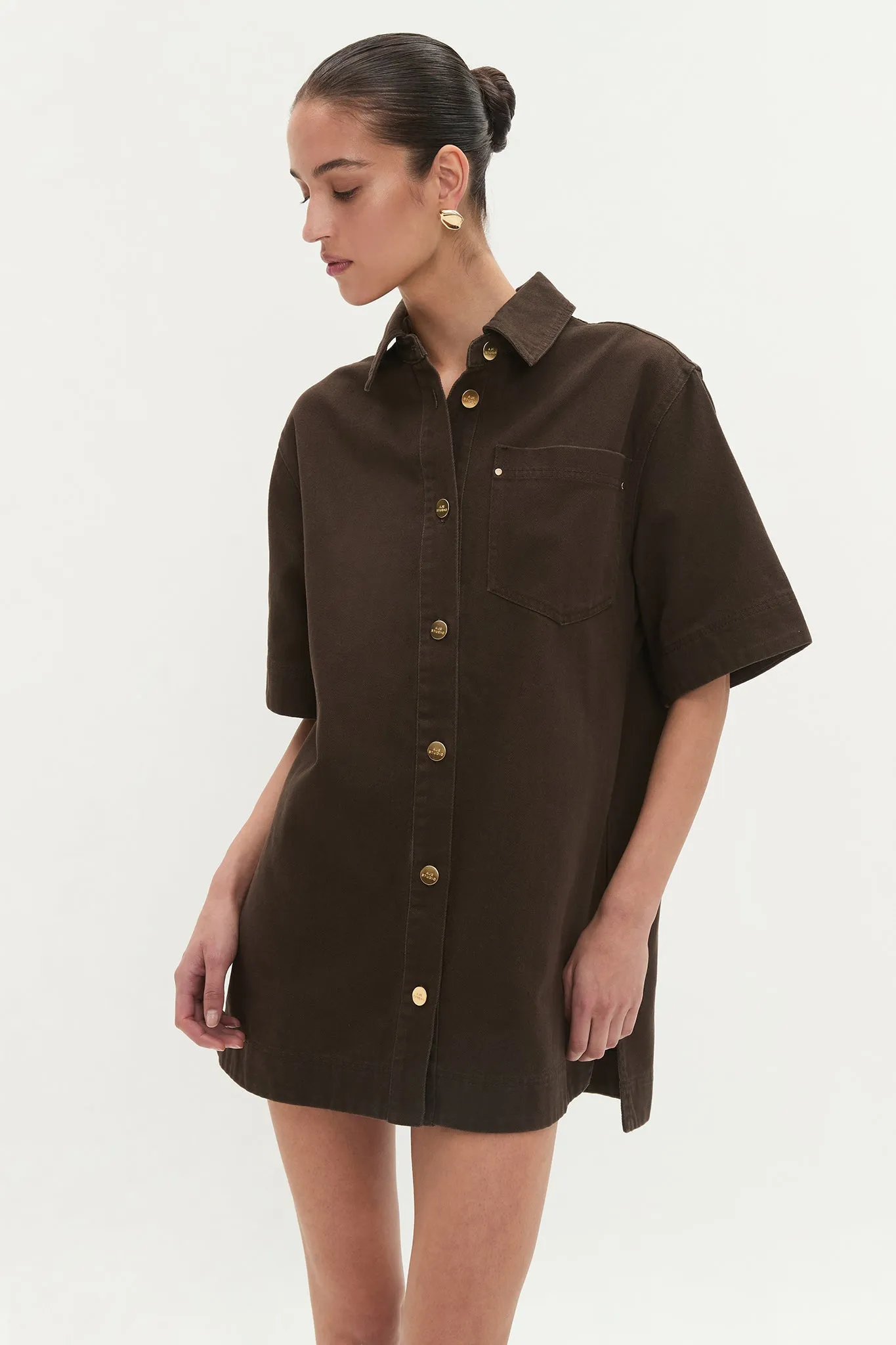 Junee Denim Shirt Dress sold by Aje product image thumbnail 3