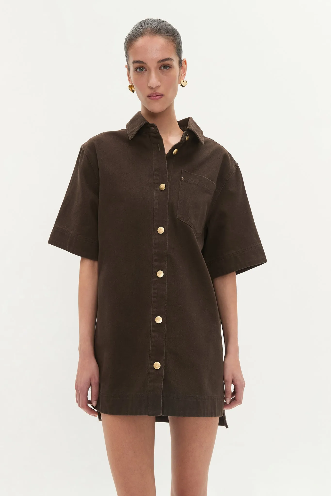 Junee Denim Shirt Dress sold by Aje product image thumbnail 4