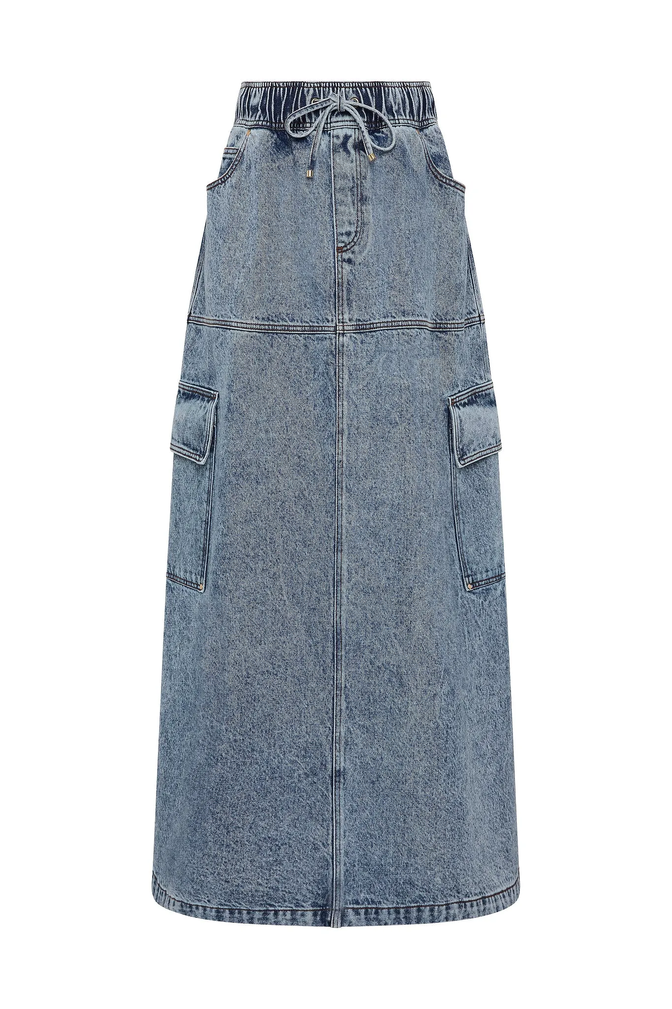 Blues Denim Maxi Skirt sold by Aje product image thumbnail 2