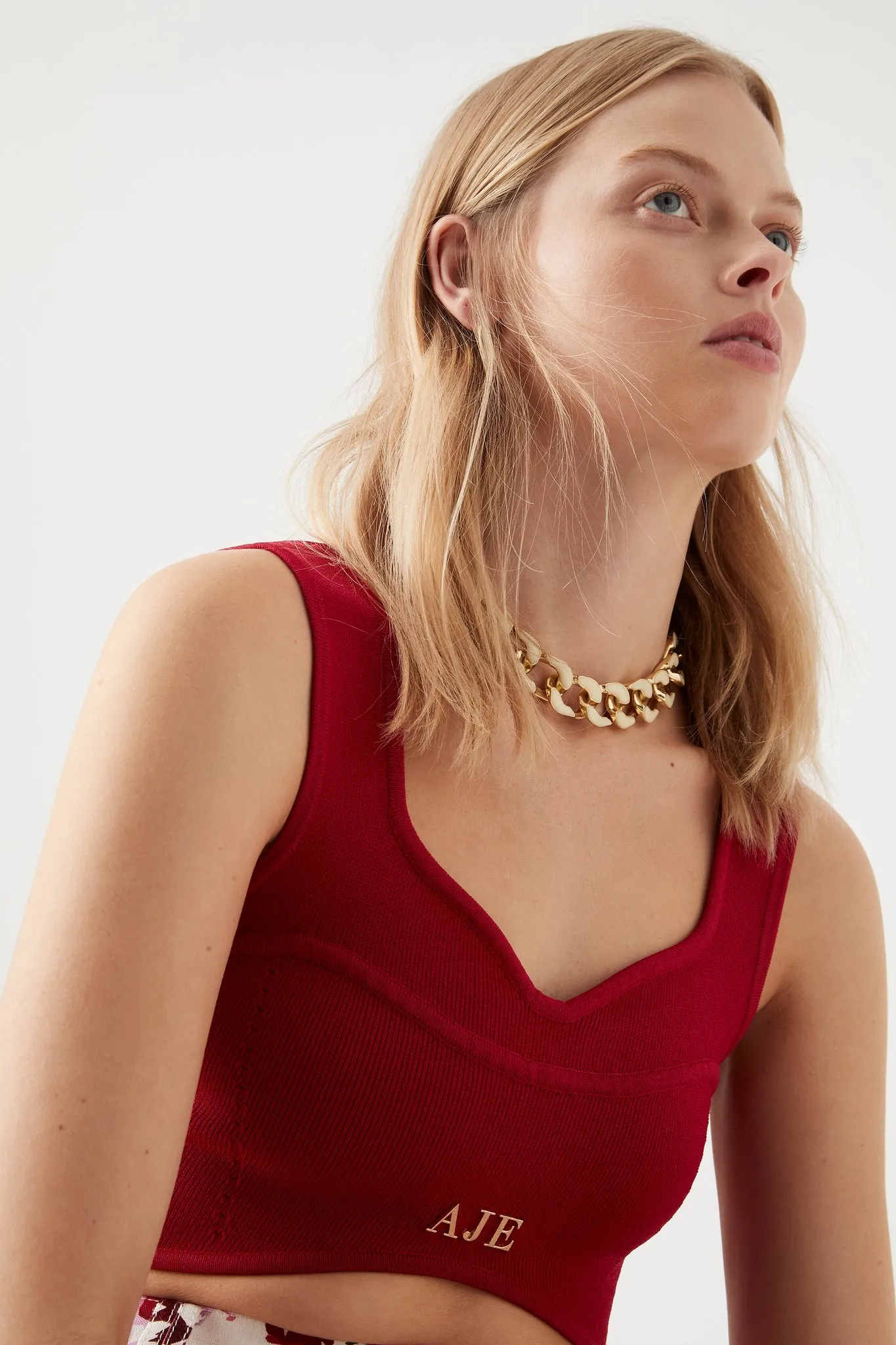 Glaze Chunky Chain Resin Necklace sold by Aje product image thumbnail 2