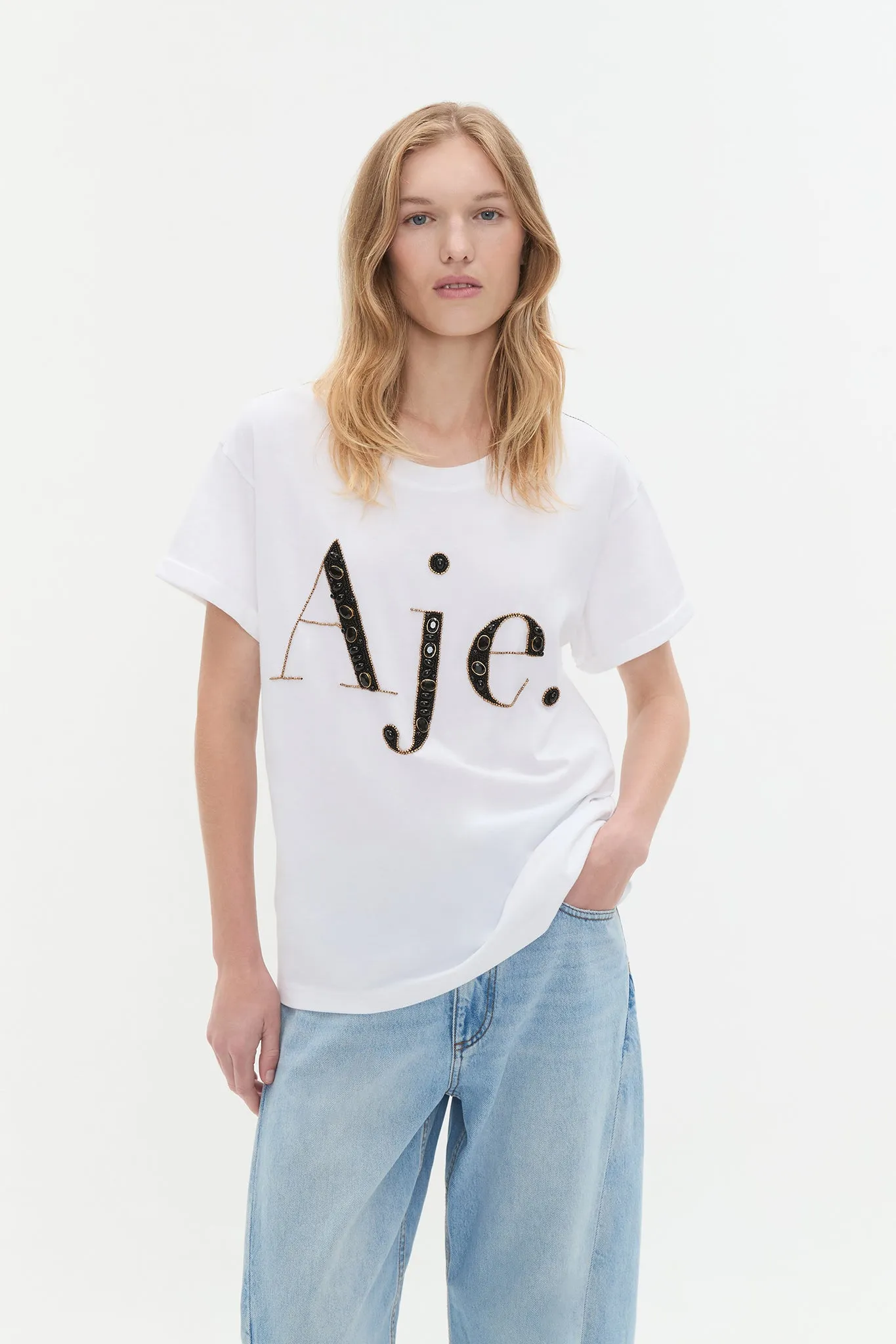 Zadie Logo Tee sold by Aje