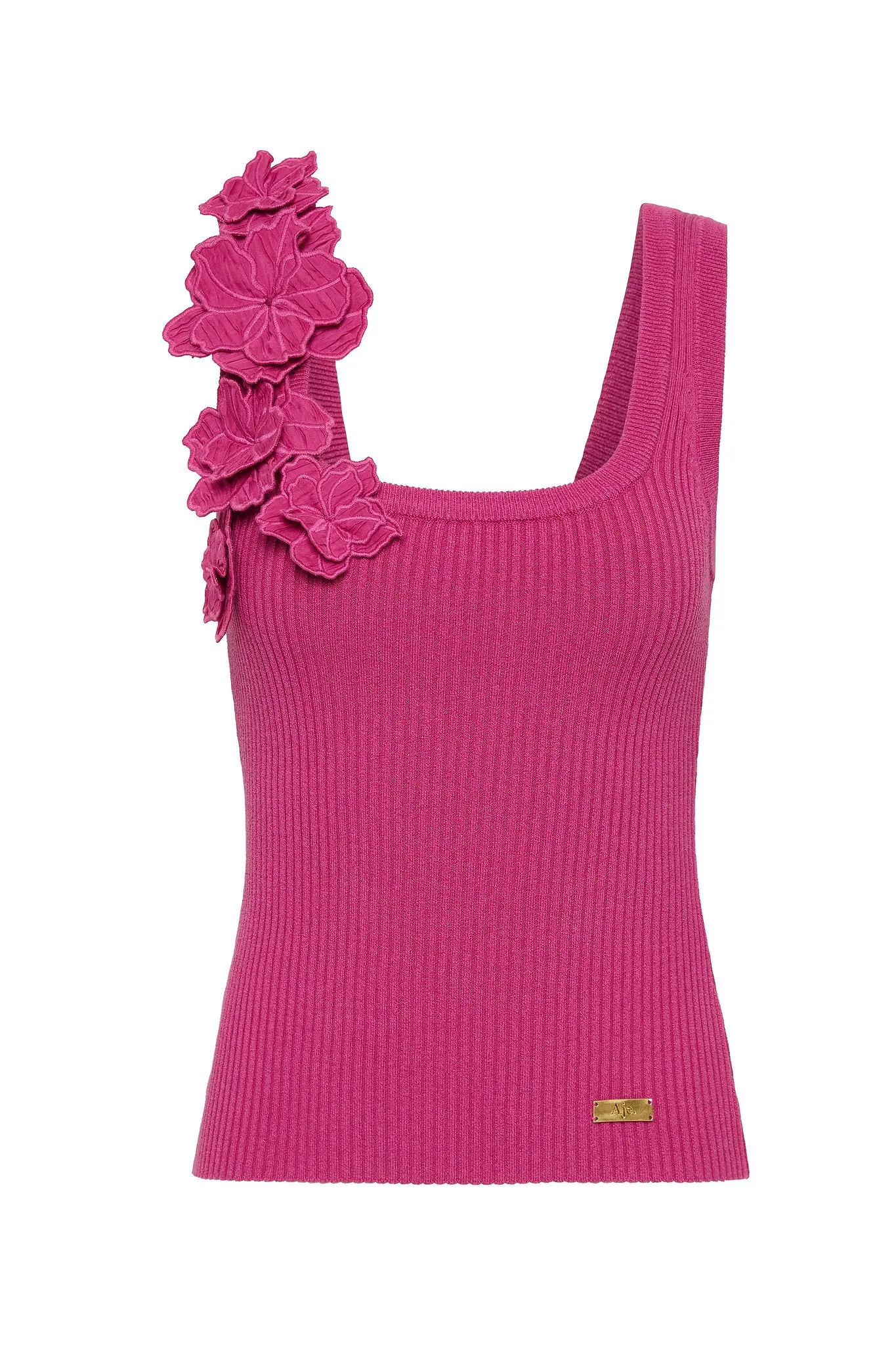 Splendour Flower Knit Tank sold by Aje product image thumbnail 2