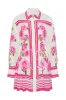 Secret Border Silk Mini Dress sold by Aje