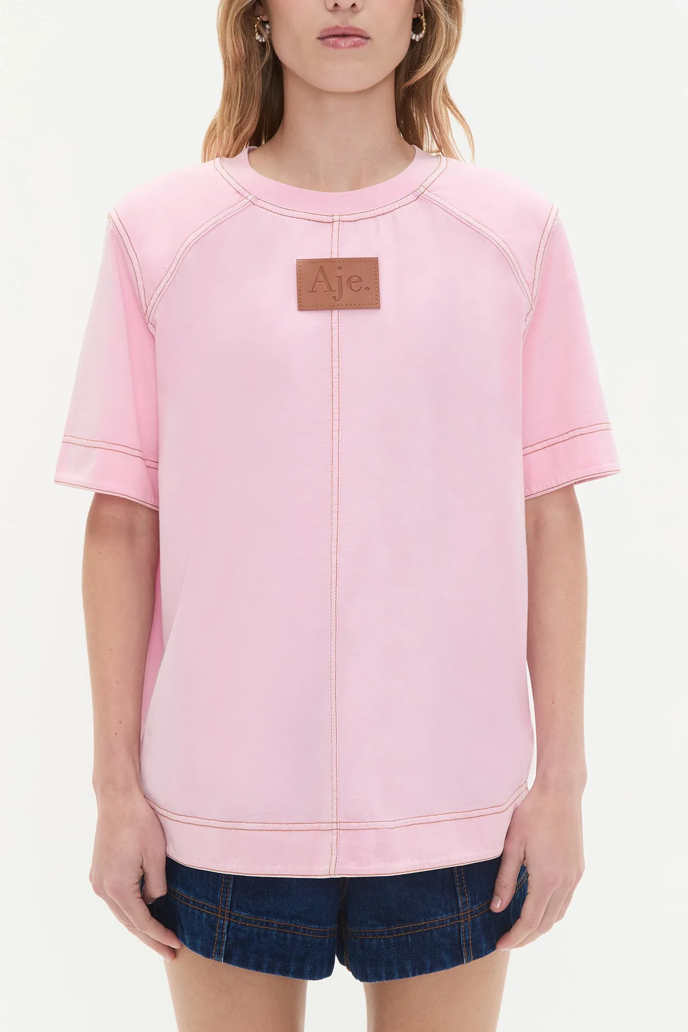 Remi Denim Wash Tee sold by Aje product image thumbnail 4