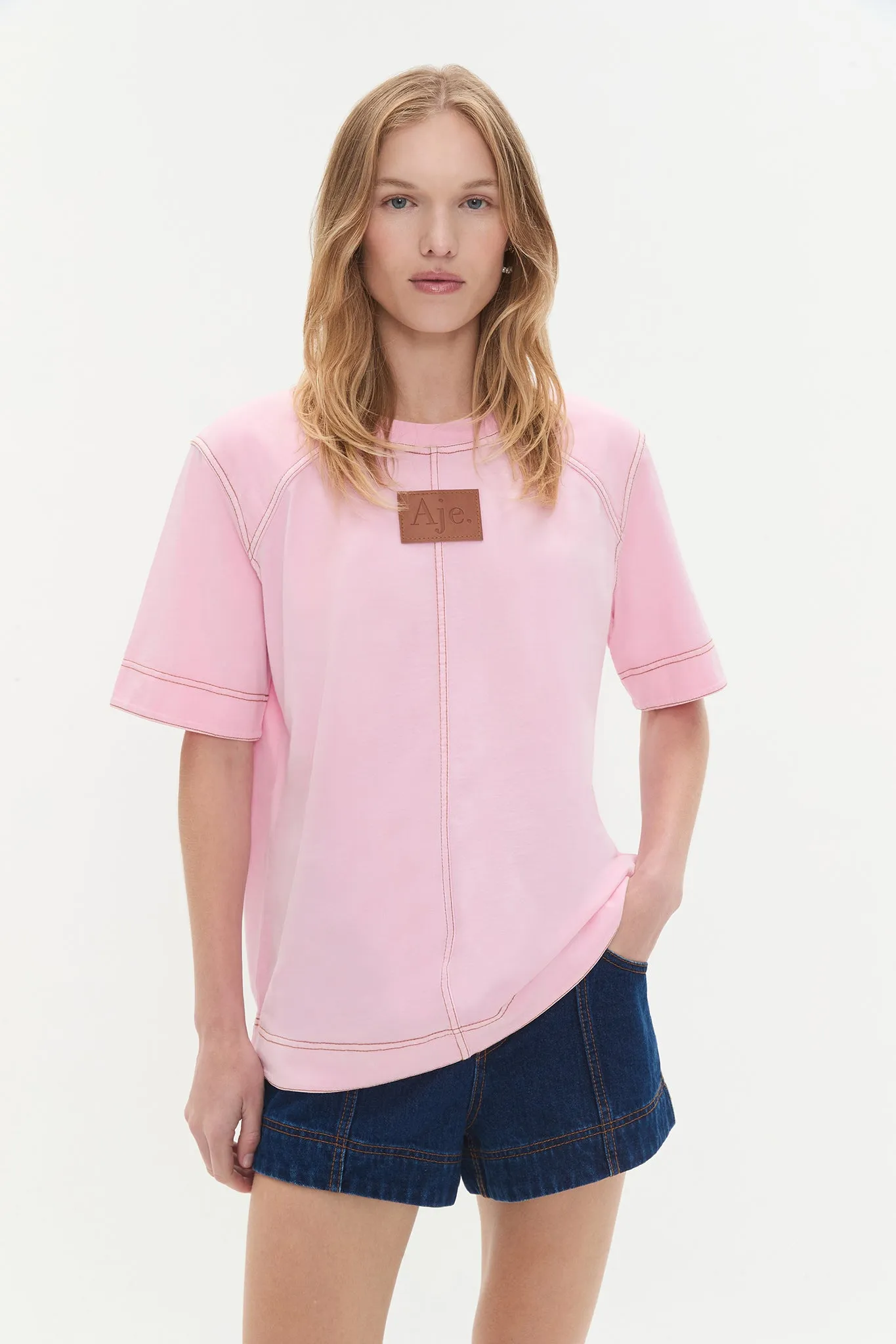 Remi Denim Wash Tee sold by Aje product image thumbnail 3