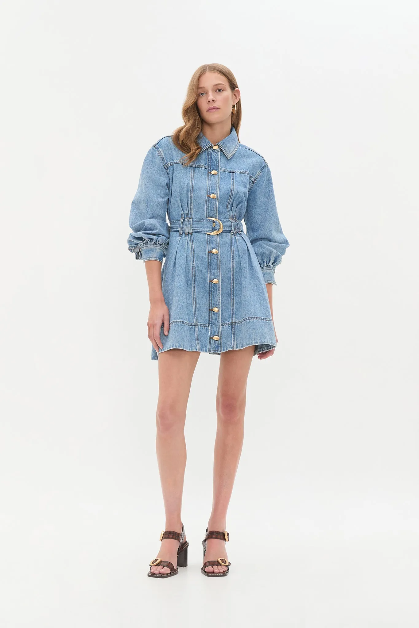 Lane Denim Mini Dress sold by Aje product image thumbnail 3
