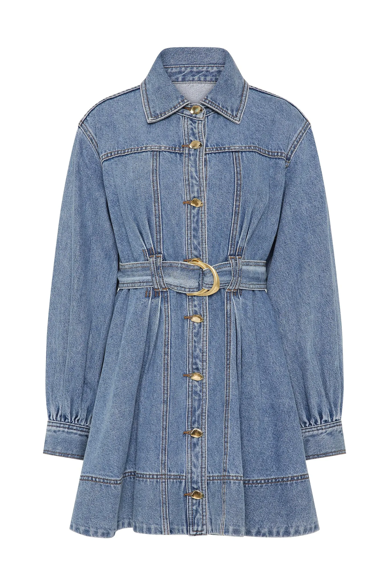Lane Denim Mini Dress sold by Aje product image thumbnail 2