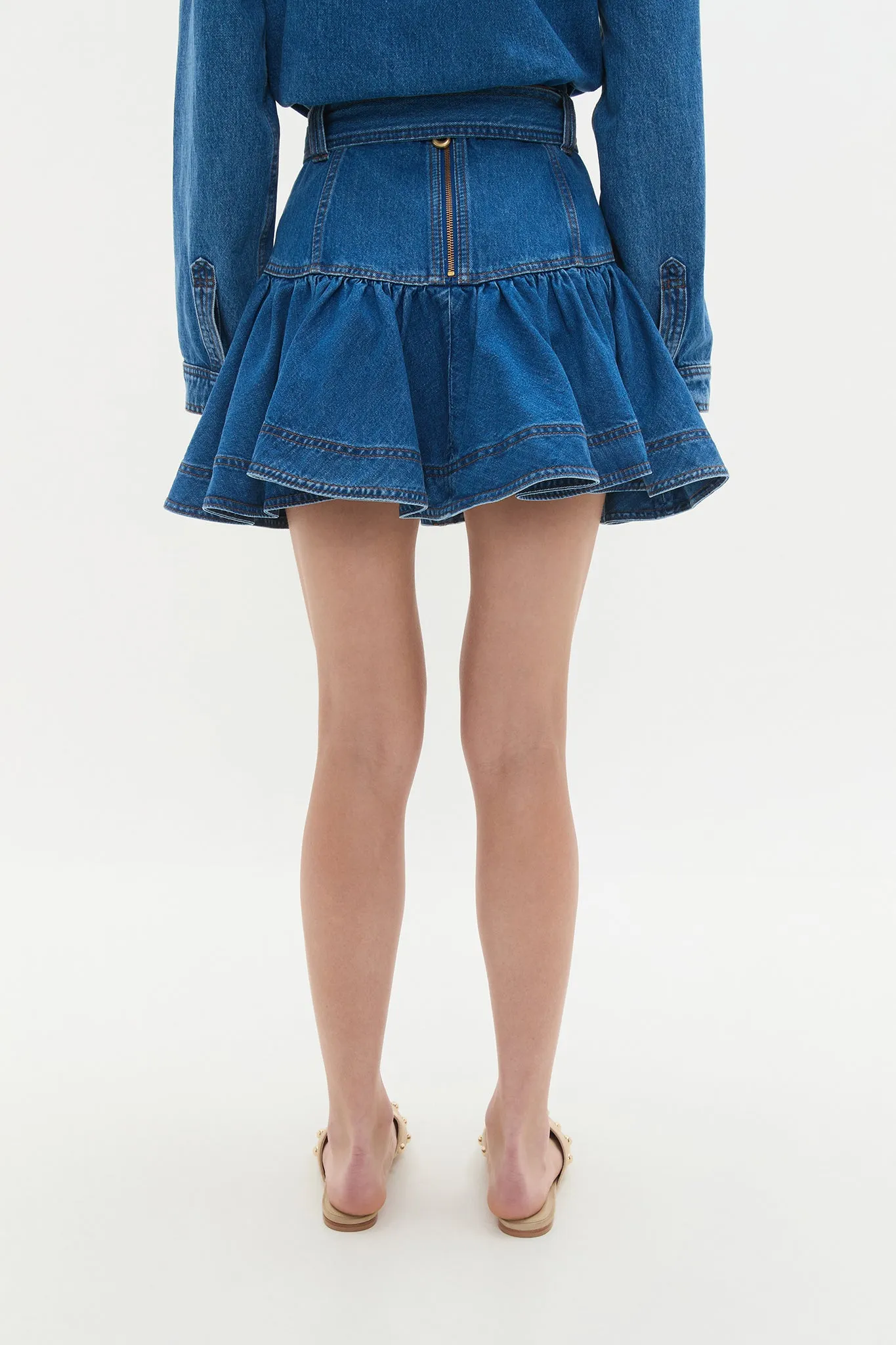 Elena Denim Mini Skirt sold by Aje product image thumbnail 5
