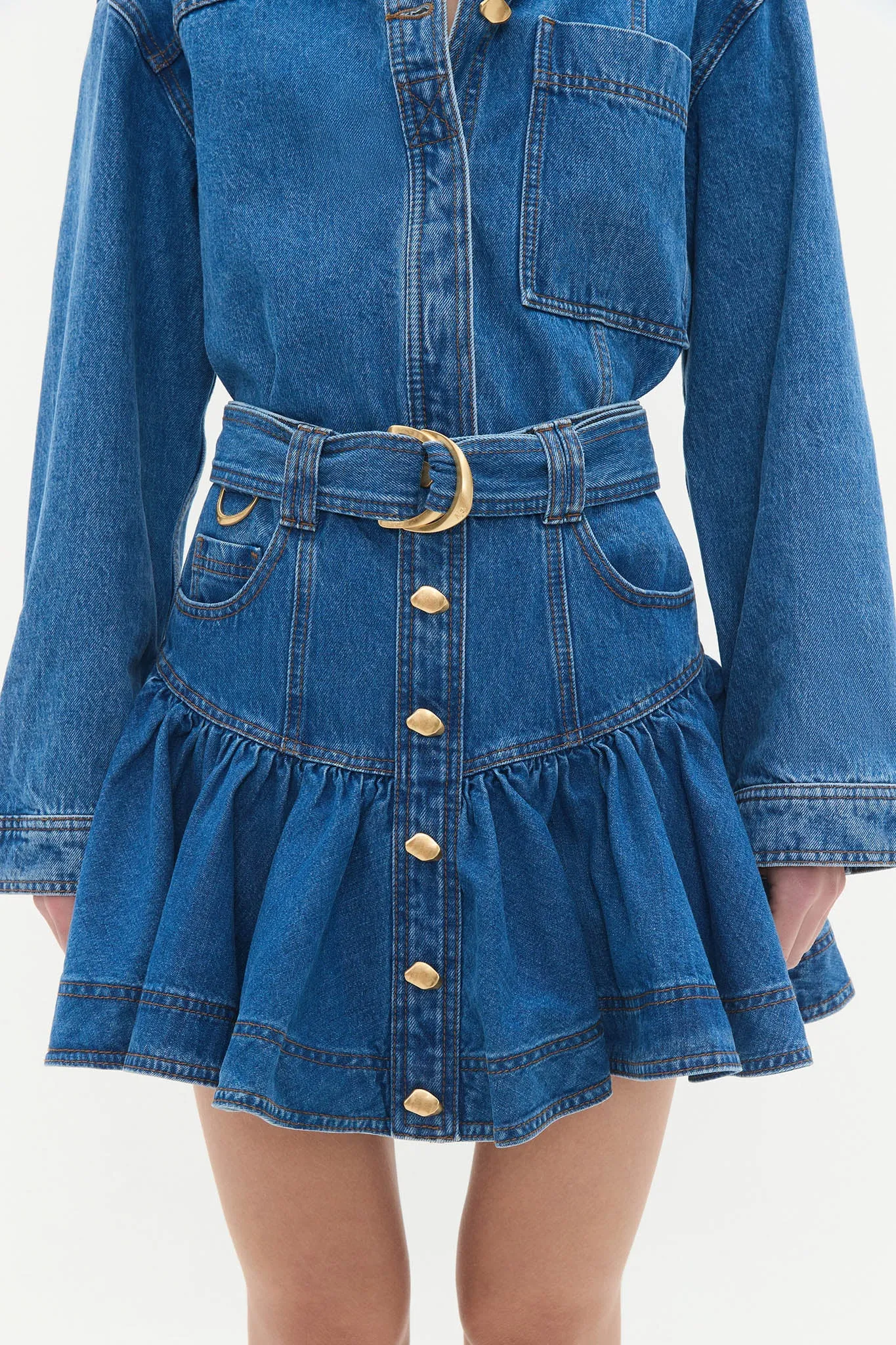 Elena Denim Mini Skirt sold by Aje product image thumbnail 4