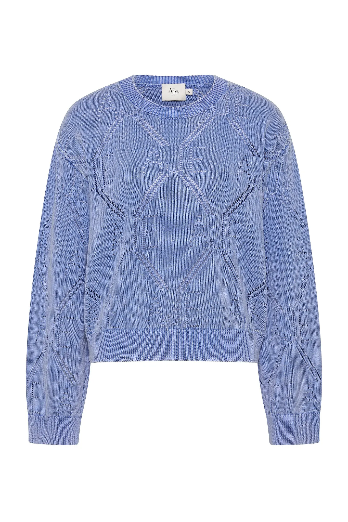 Diamond Logo Knit Jumper sold by Aje product image thumbnail 2