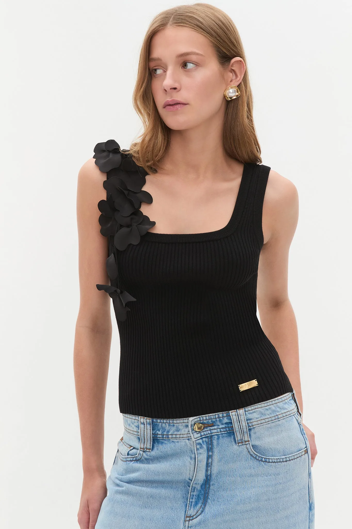Camille Flower Tank sold by Aje product image thumbnail 4