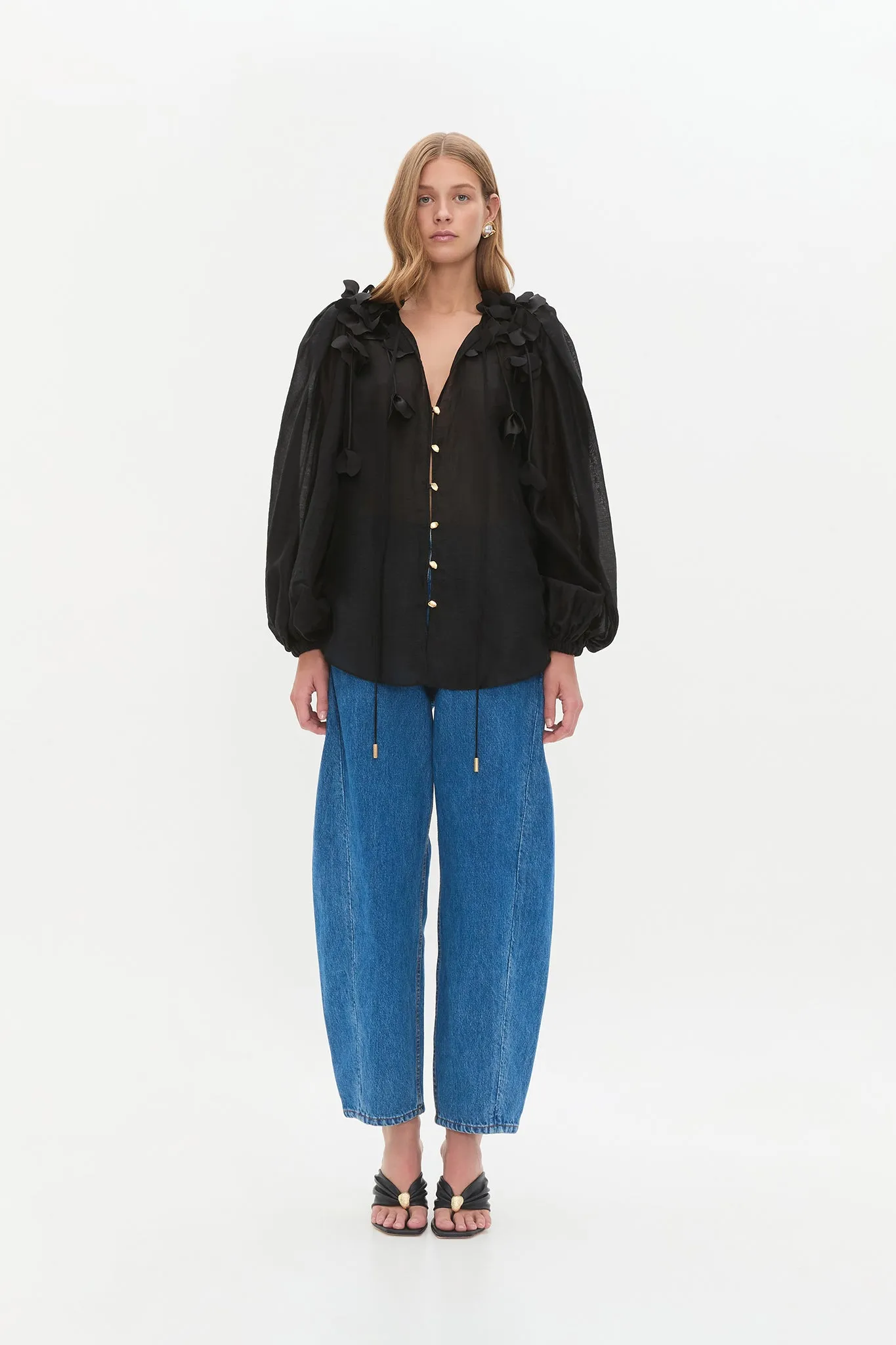 Camille Flower Blouse sold by Aje product image thumbnail 5