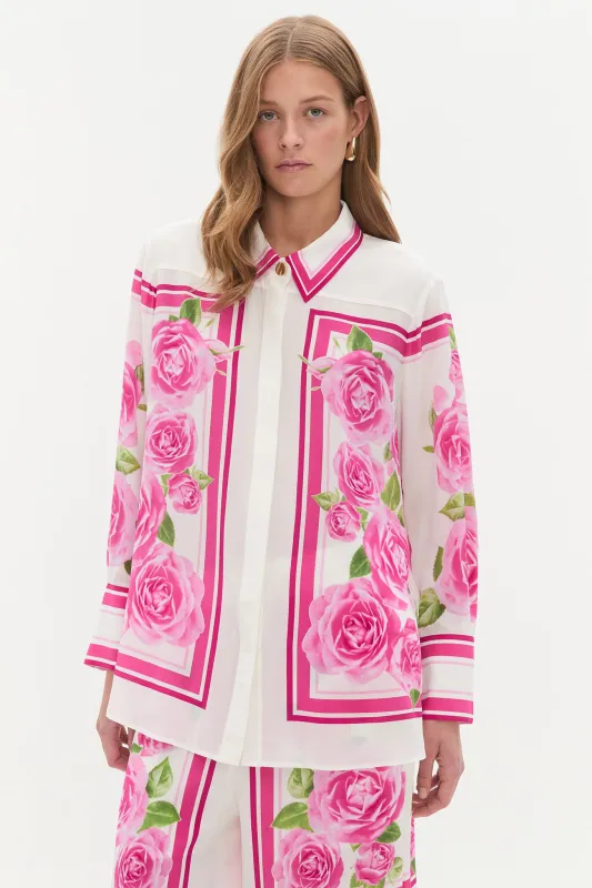 Atomic Silk Shirt sold by Aje