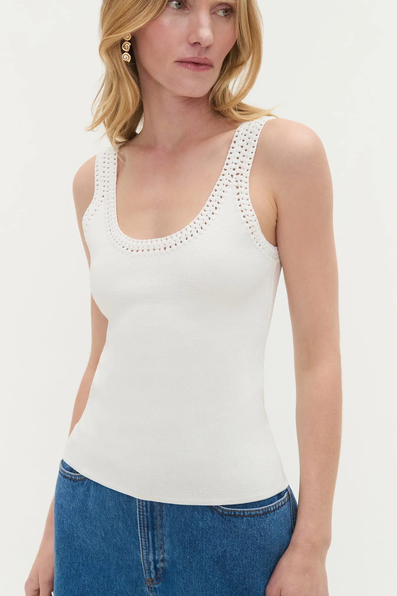 Jules Knit Tank sold by Aje product image thumbnail 4
