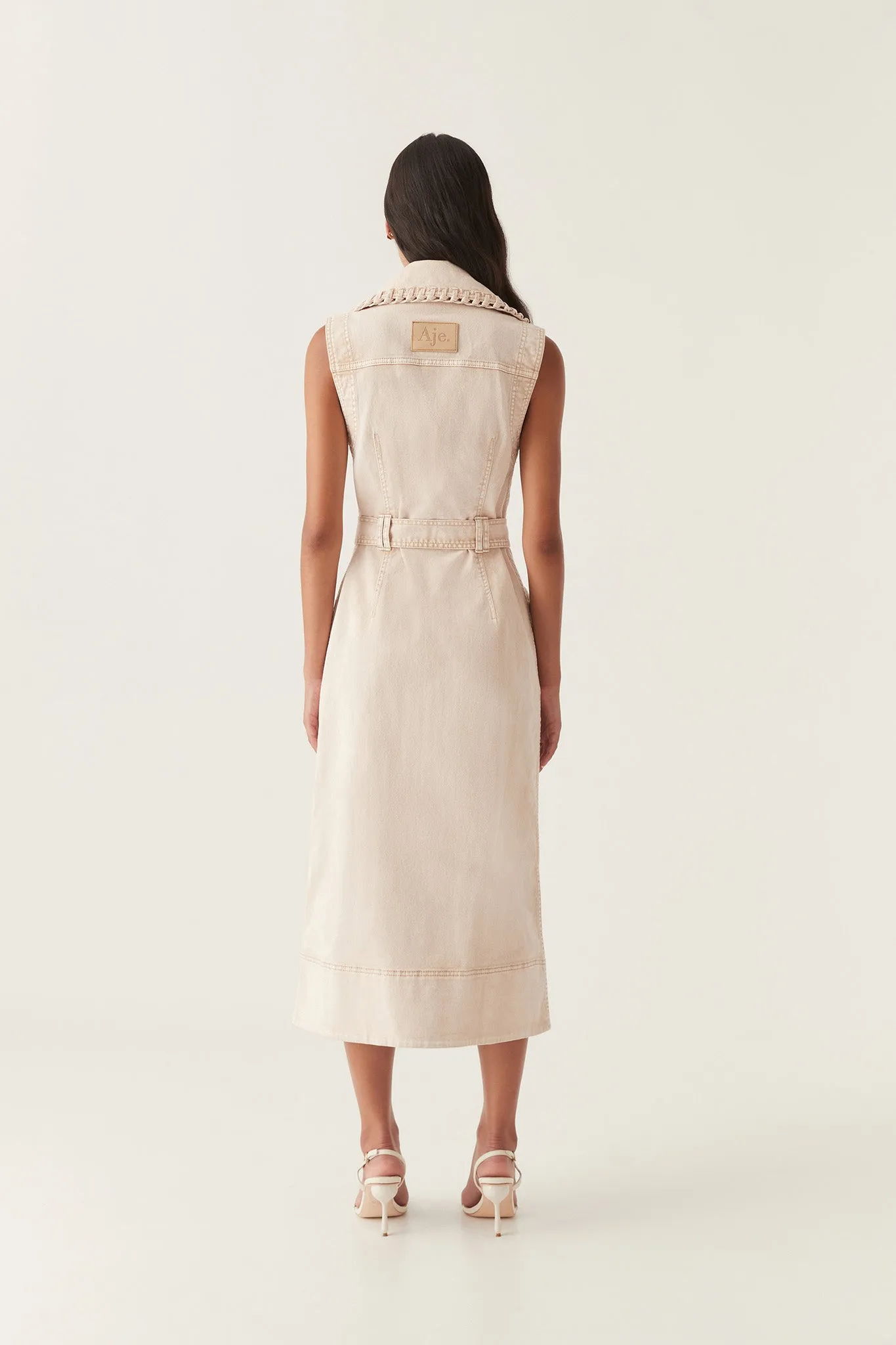 Lorah Denim Midi Dress sold by Aje product image thumbnail 5