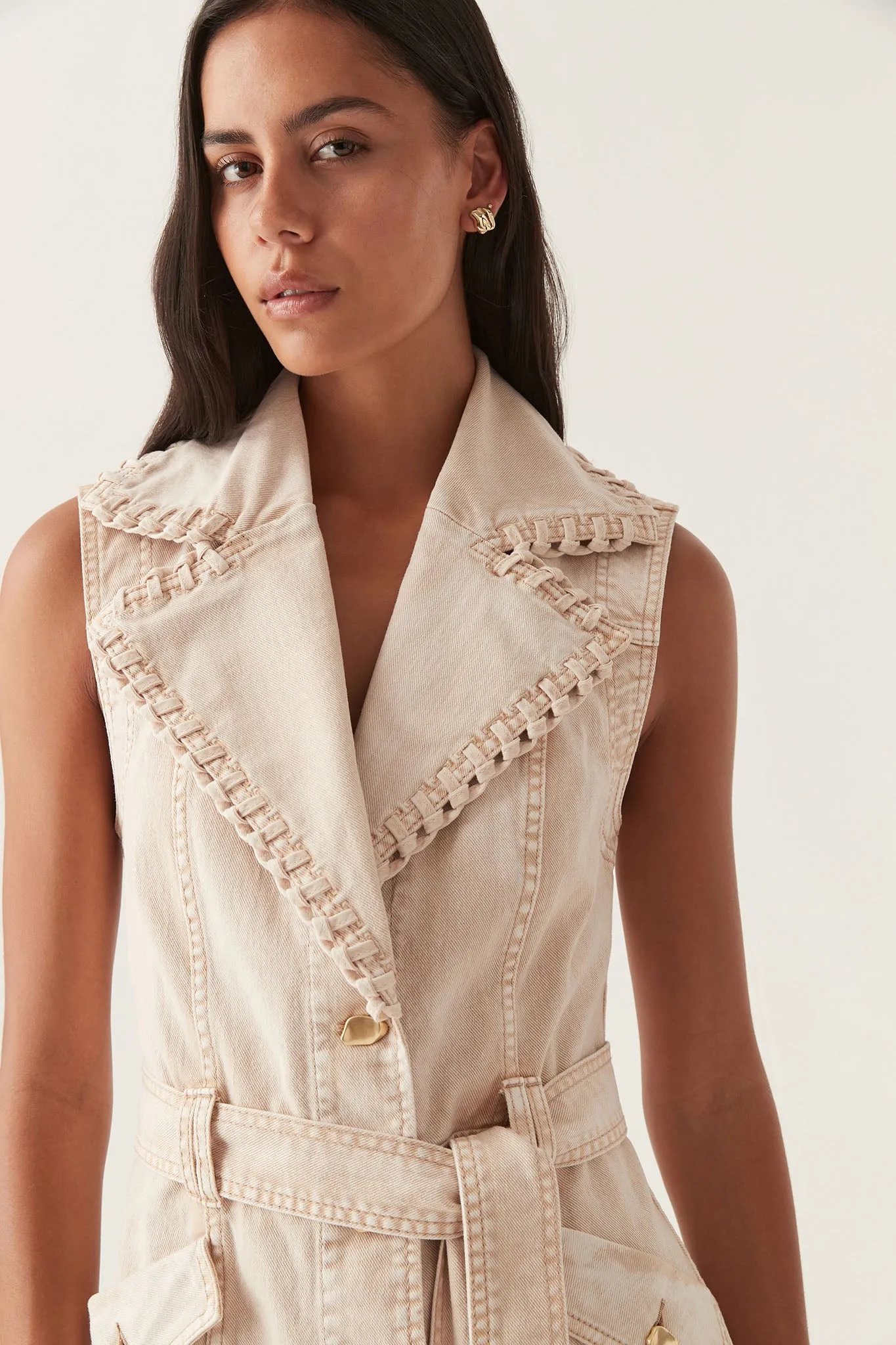 Lorah Denim Midi Dress sold by Aje product image thumbnail 4