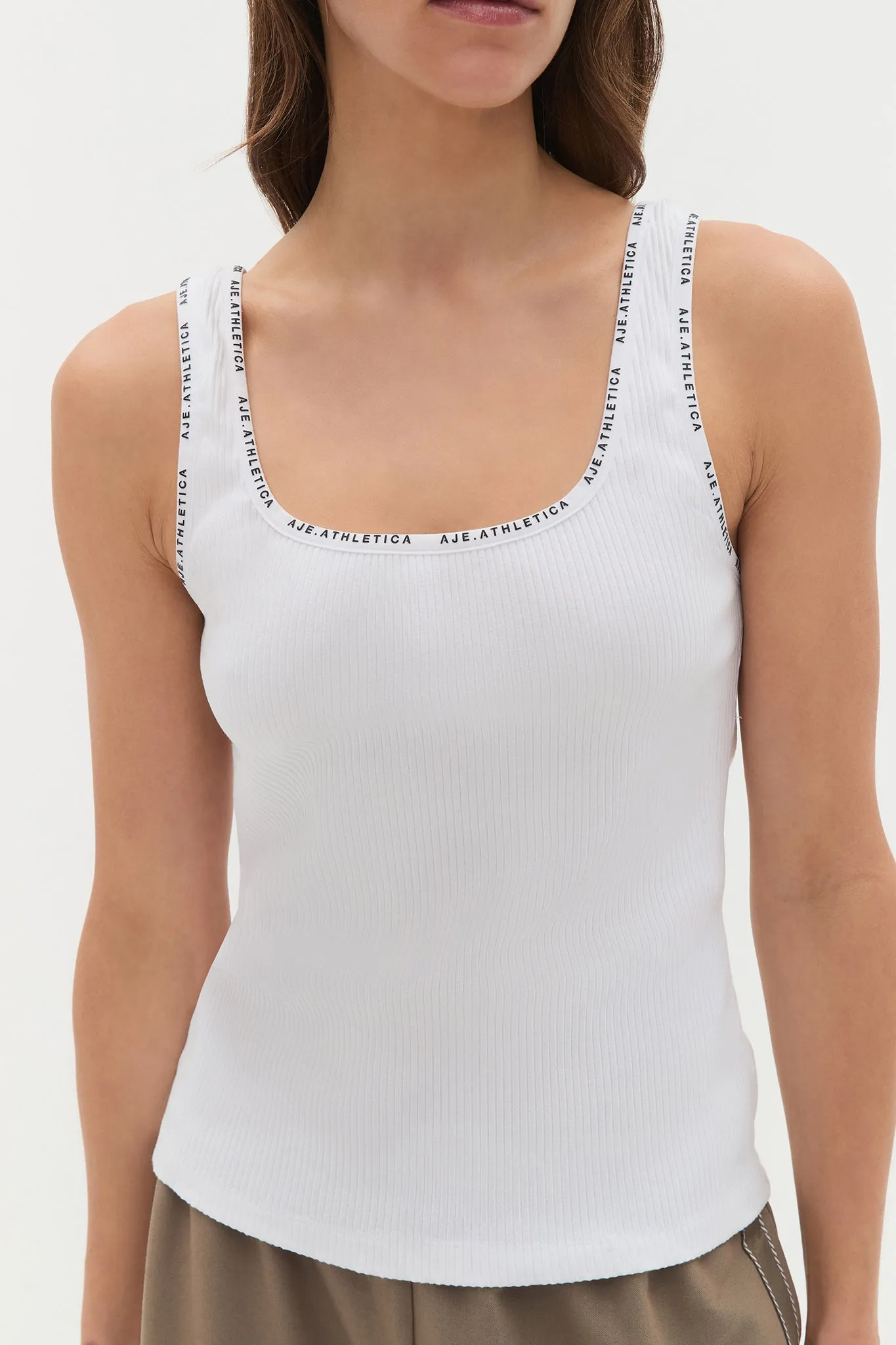 Square Neck Logo Tank 136 sold by Aje product image thumbnail 5